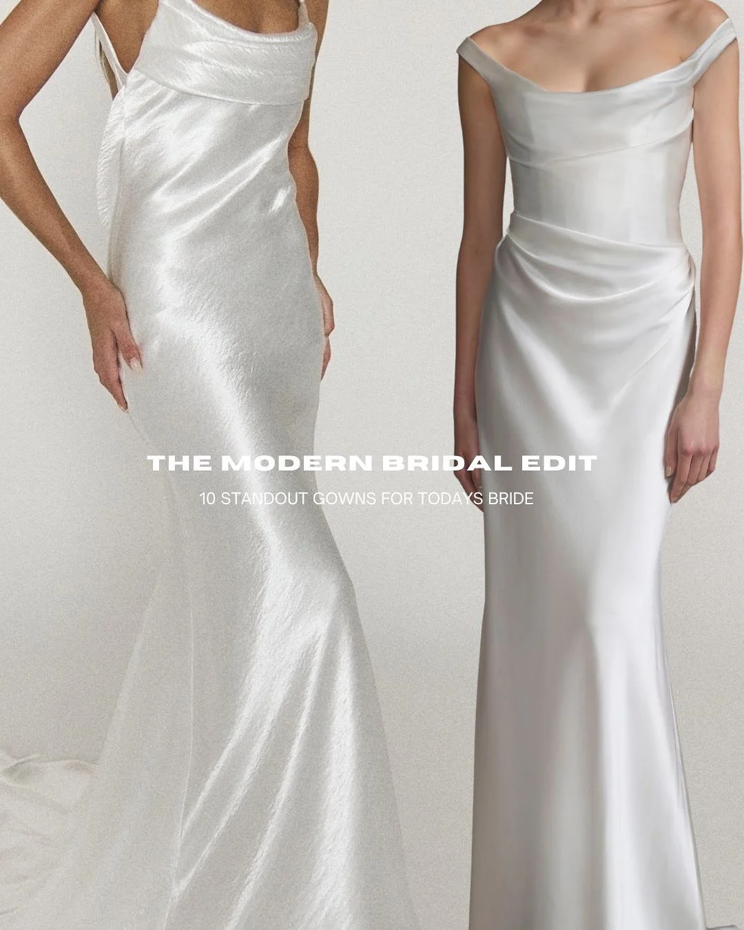 From sculptural silhouettes to soft draping, these gowns define modern bridal style. 

A curated edit of pieces that balance structure, ease and quiet romance, chosen for those seeking something considered, yet effortless.

Save this edit for your ow