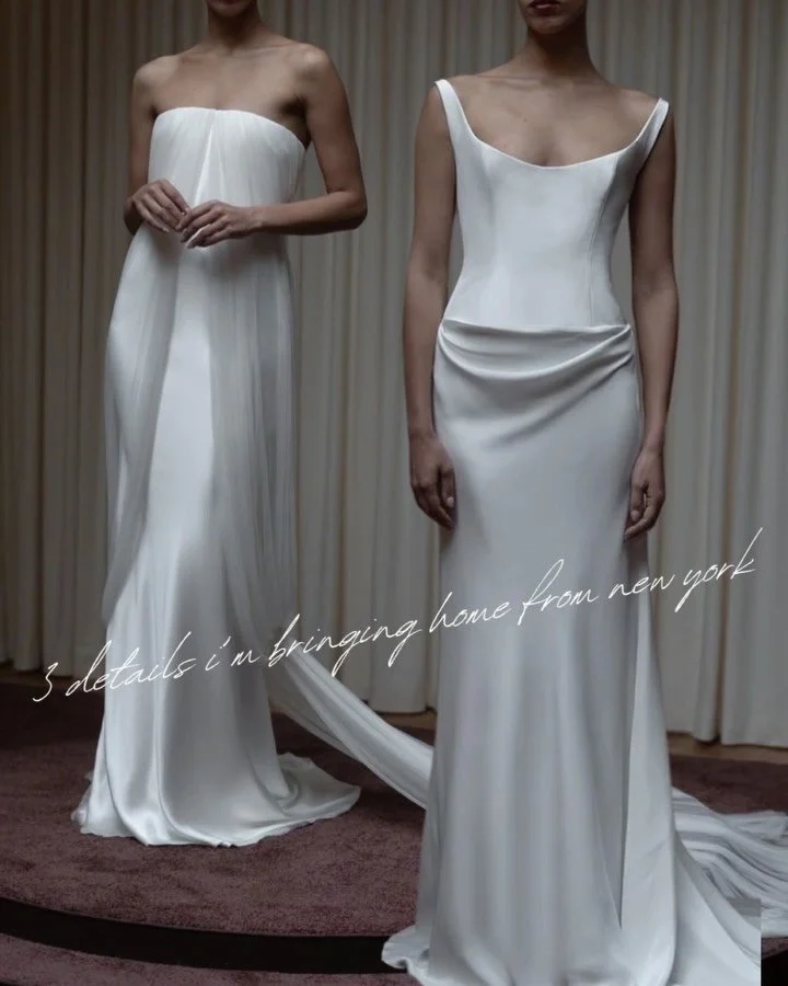 Three details that stayed with me from New York - fabric, form and light. 

Each a reminder that modern bridal is about feeling, not just fashion. 

#modernbride&nbsp;#weddingdress&nbsp;#bridalboutique&nbsp;#sydney&nbsp;#cronulla&nbsp;#gymea&nbsp;#we