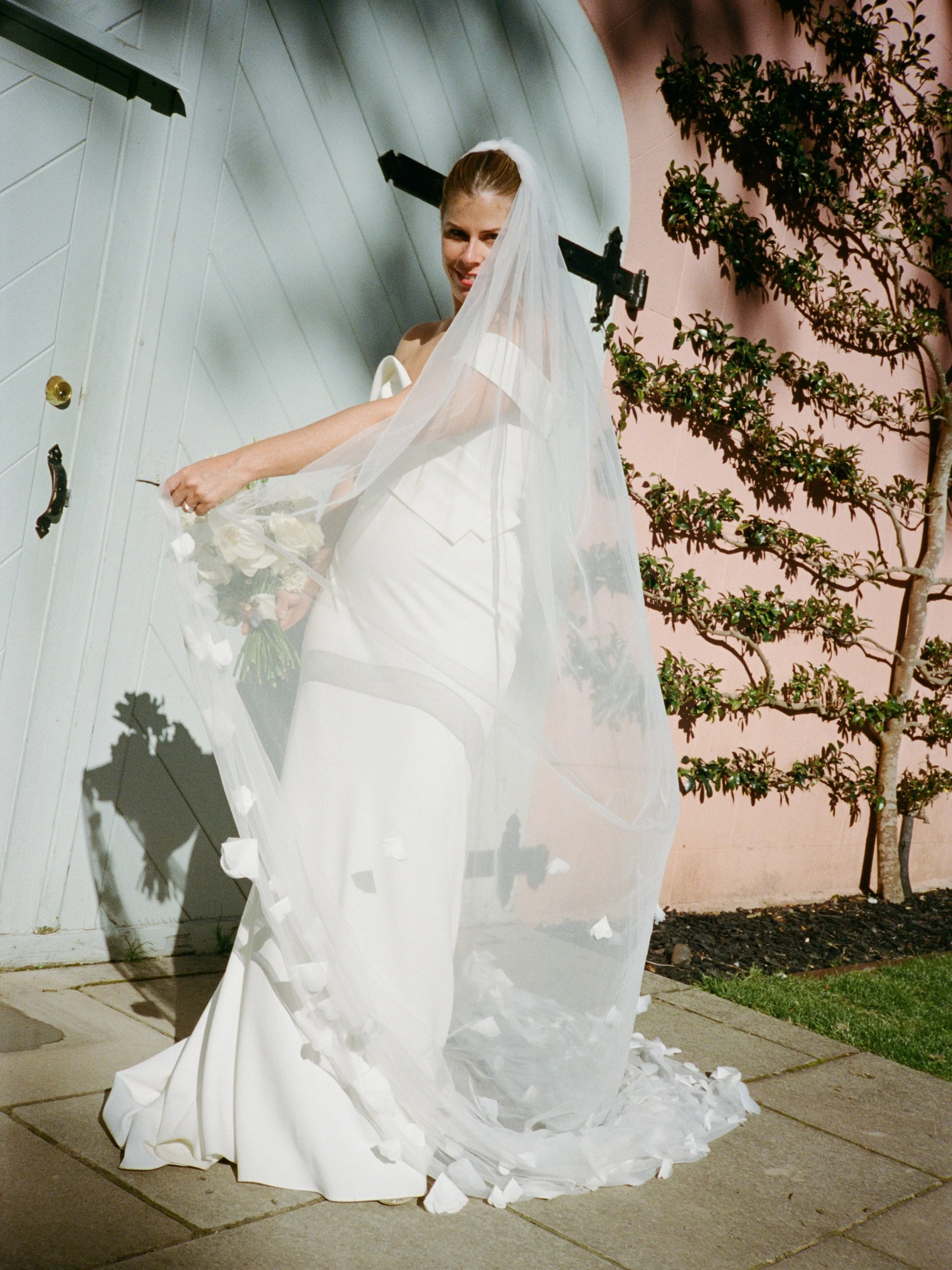 There&rsquo;s a reason we always come back to the Florence veil.

Soft, dramatic, and able to completely shift the feeling of a gown without overwhelming it.

Seen here on our bride Michelle, adding movement, texture, and that final layer that makes 