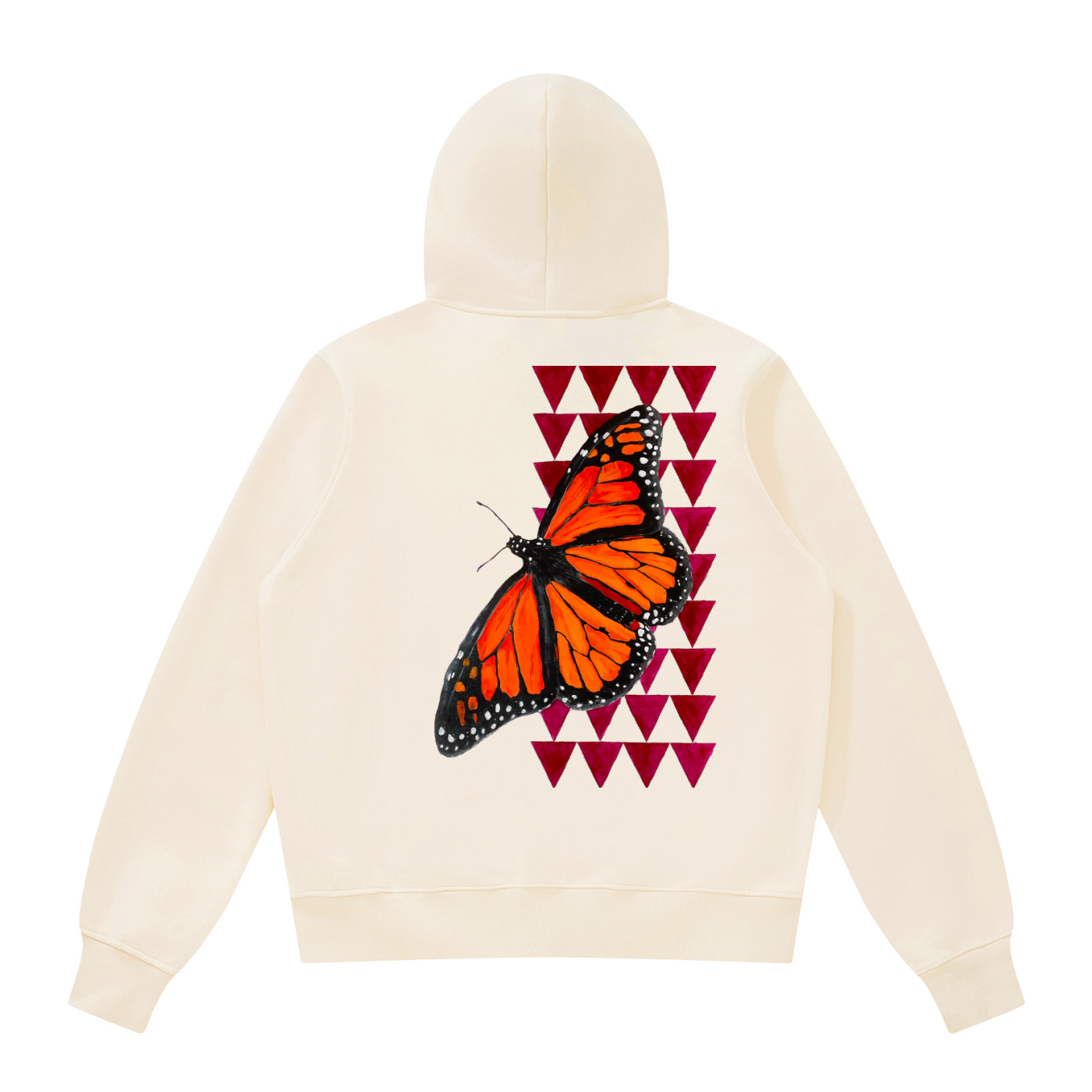 MONARCH / Unisex Fleece Full Zip Hoodie
