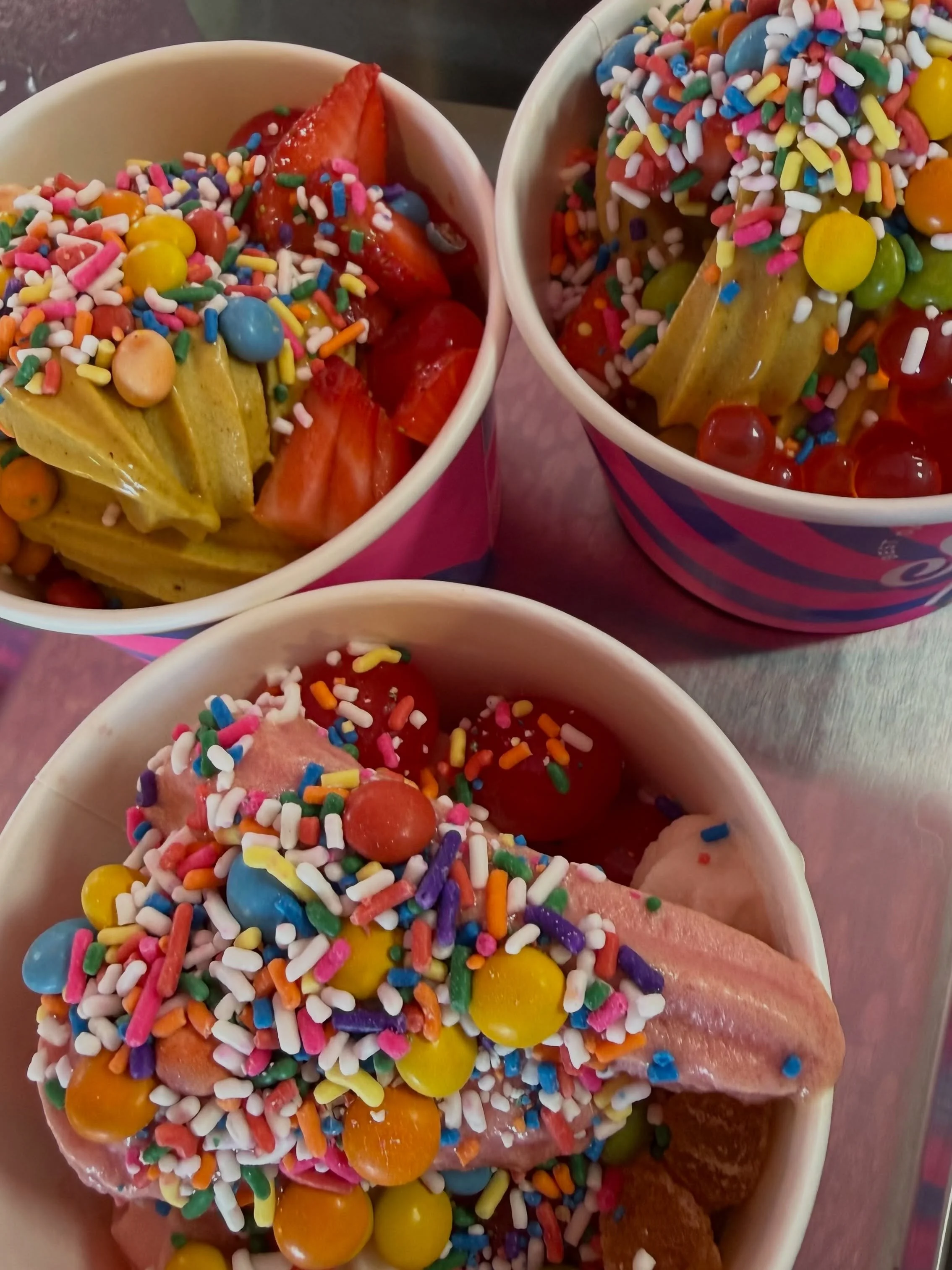 ✨ Life&rsquo;s just better with sprinkles on top! 🍨🌈💖

We are closed on Monday &amp; Tuesday, but you can swirl it up with us again on Wednesday starting at 2 PM! 🍬💜

Until then, keep it sweet and save space for a yummy sweet dessert! 🌀✨

Also 
