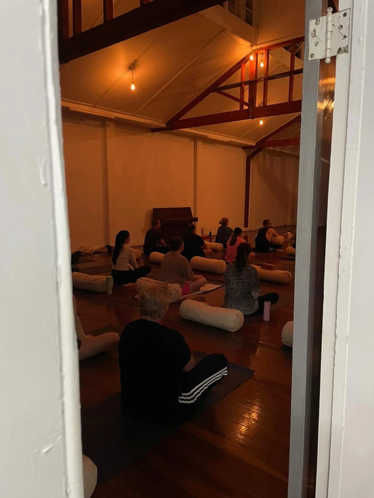 Enter in to yoga. The hot weather is finally easing off and everything feels a little bit easier to navigate.

This week, our focus is on releasing some of the tension we hold in our jaw, shoulders and upper back - whether it stems from emotional str