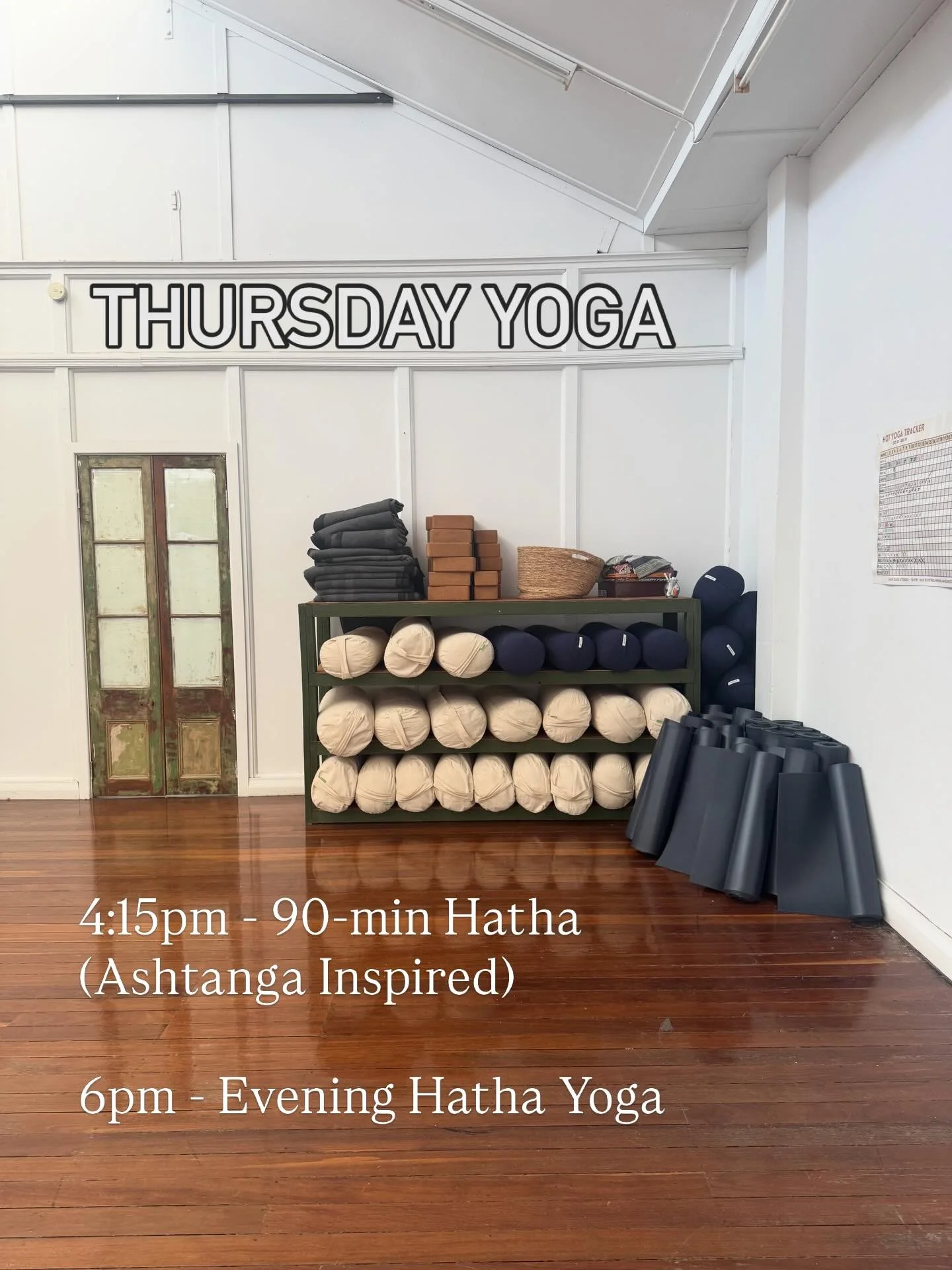 Thursday Yoga - Your 2 Fave Classes 

3 class intro pack for $45. Or $18 a casual class. We keep it affordable because yoga is for every body. 

🔗easthall.org/yoga 
111 East Street, Rockhampton.