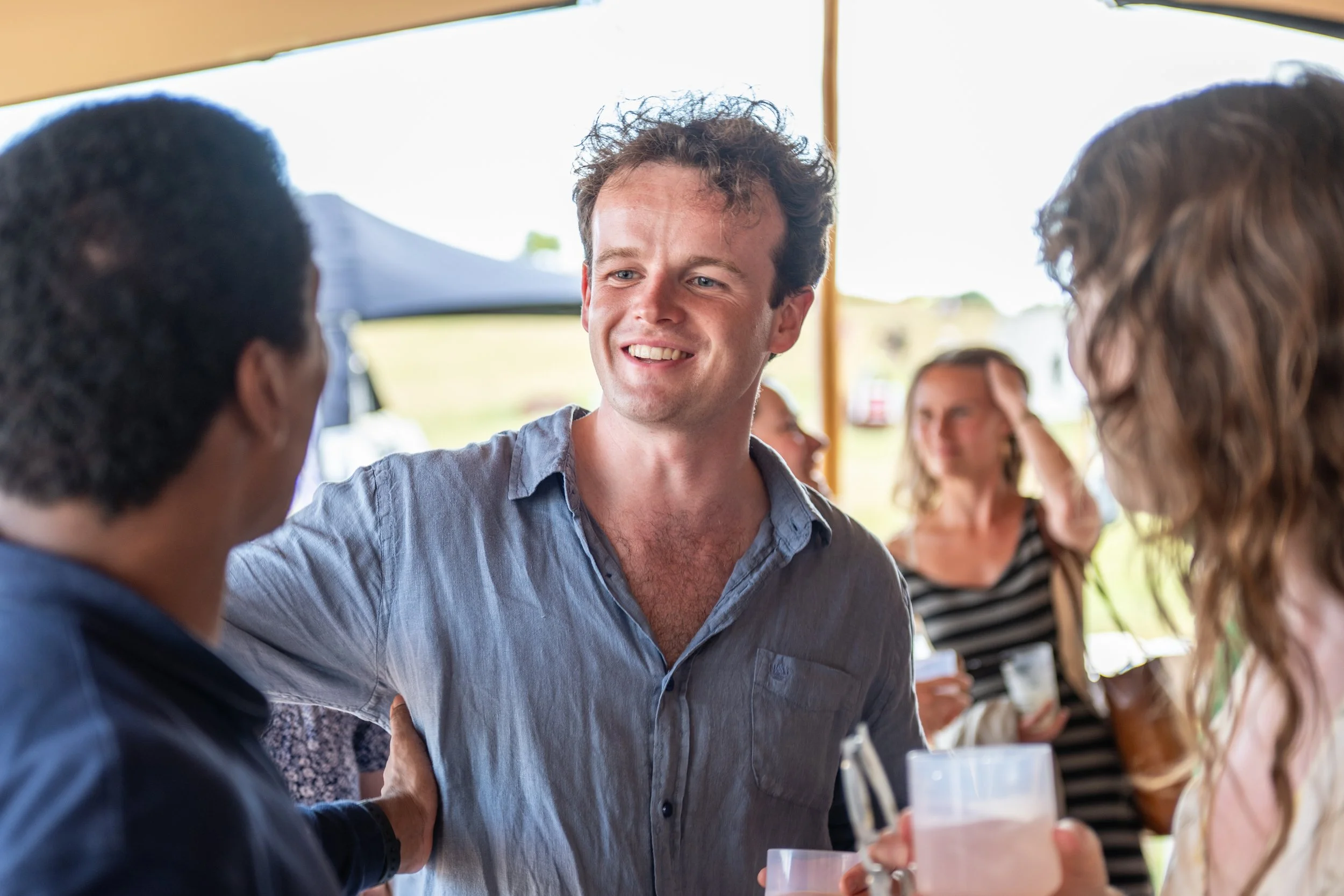 Roley at the Young Historians Event at the Chalke Valley History Festival 2025. Photo by Martin Cook
