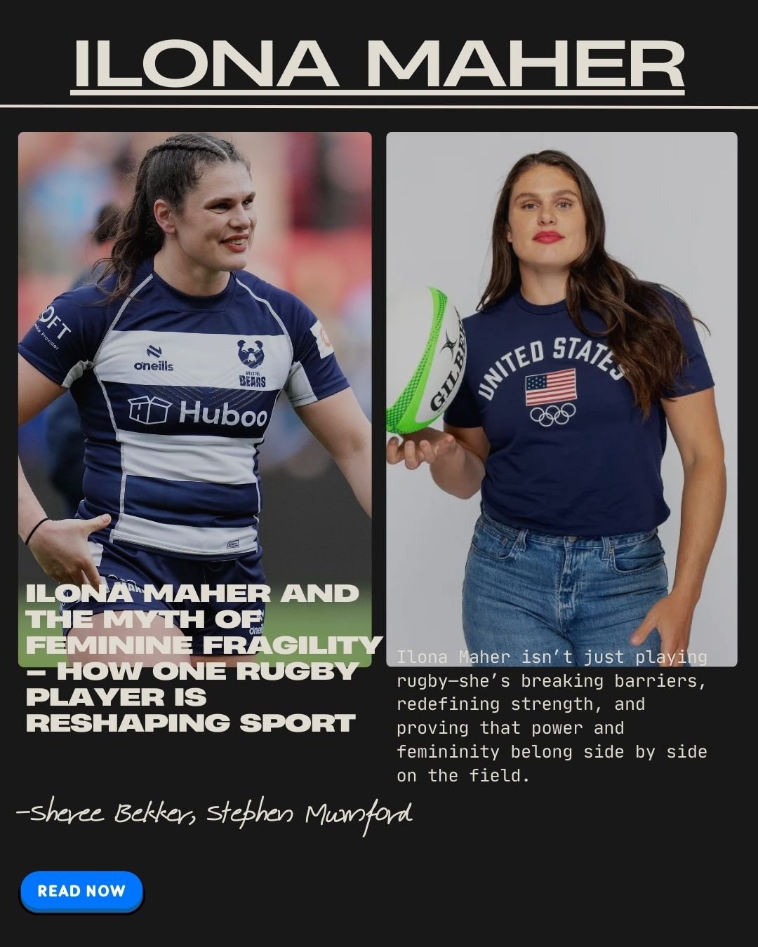 Rugby star Ilona Maher is redefining what it means to be strong, powerful, and feminine on the field 💪@FeministSportLab co-directors Sheree and Stephen dive into how Maher is shattering outdated myths and reshaping women&rsquo;s sport. https://theco