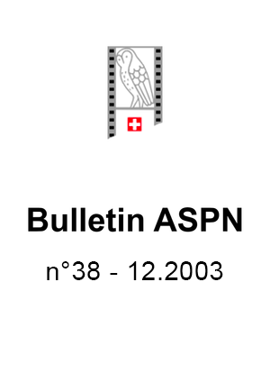 Bulletin ASPN n°38 - 12.2003