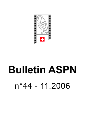 Bulletin ASPN n°44 - 11.2006