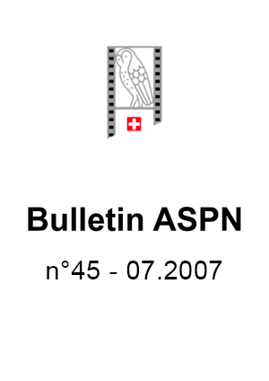 Bulletin ASPN n°45 - 07.2007
