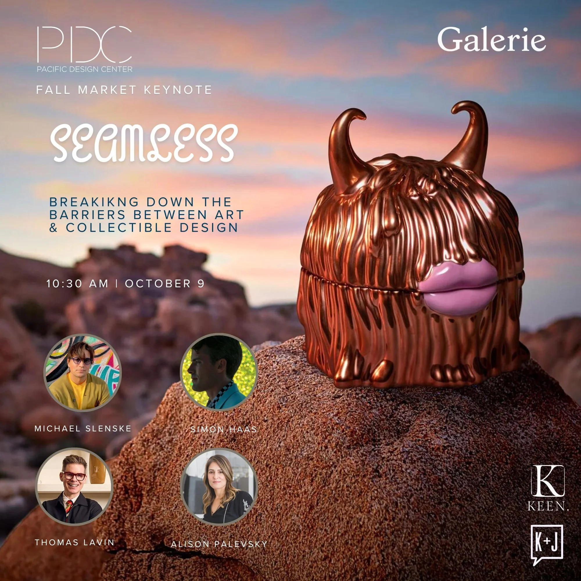 SEAMLESS | FALL MARKET PANEL WITH GALERIE MAGAZINE'S MICHAEL SLENSKE JOINED BY THOMAS LAVIN, ALISON PALEVSKY AND SIMON HAAS OF THE HAAS BROTHERS