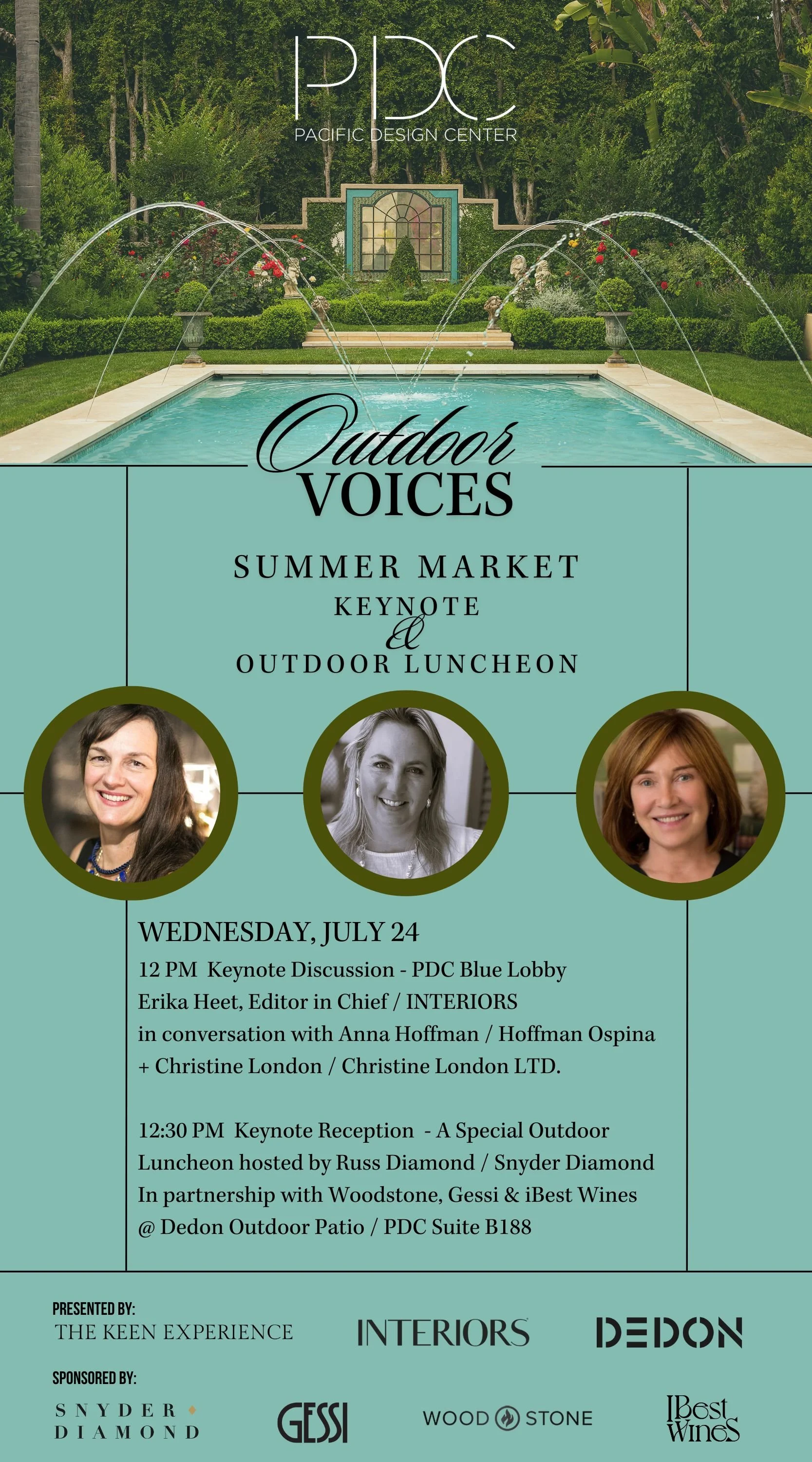 "OUTDOOR VOICES" KEYNOTE PANEL DISCUSSION WITH CHRISTINE LONDON AND ANNA HOFFMAN