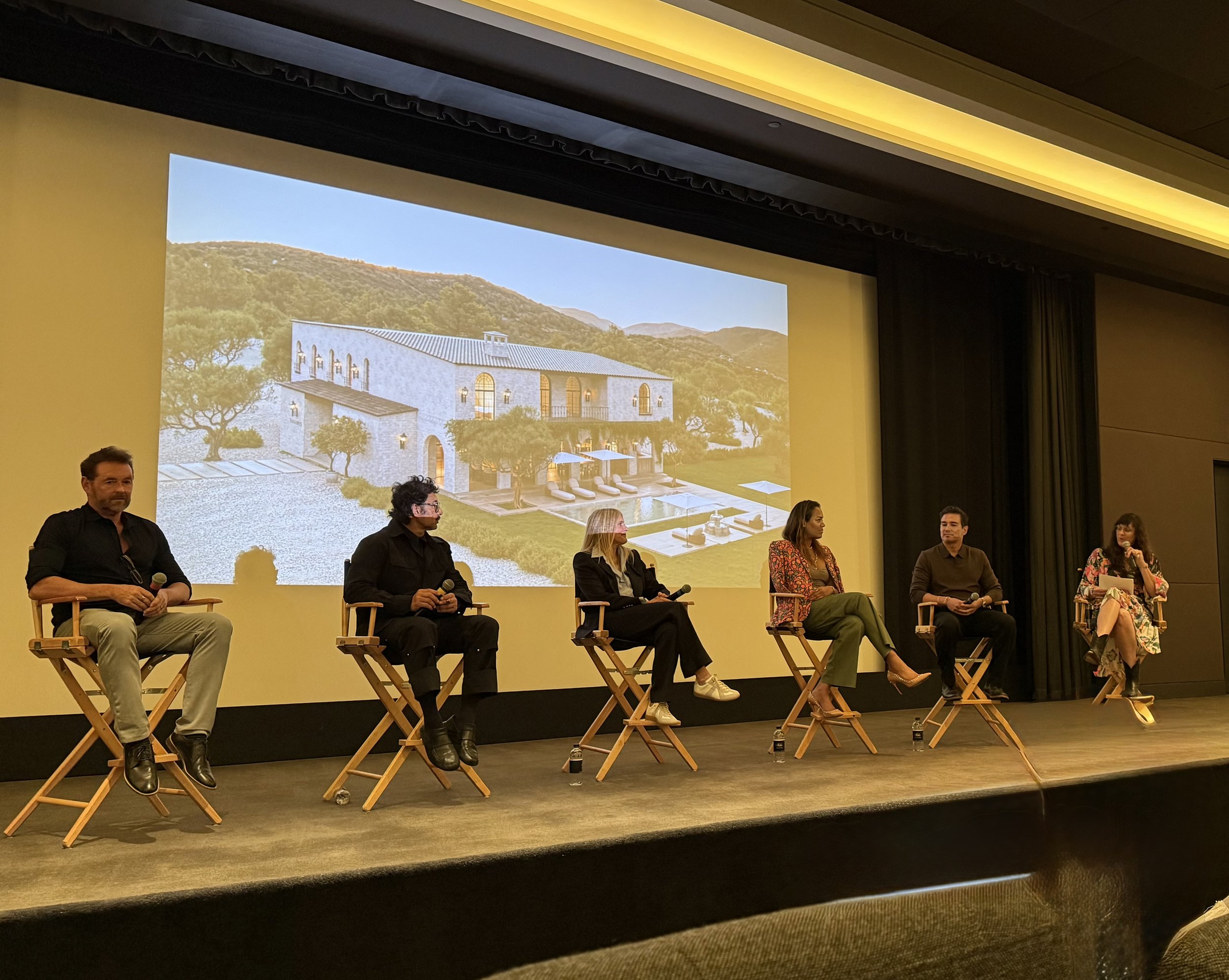 "DESIGNING FOR WELLBEING" KEYNOTE PANEL WITH PAUL MCCLEAN, CESAR GIRALDO, LISA PRICE, EMMA DEROCHE, JEFF CORNEY. MODERATED BY ERIKA HEET.