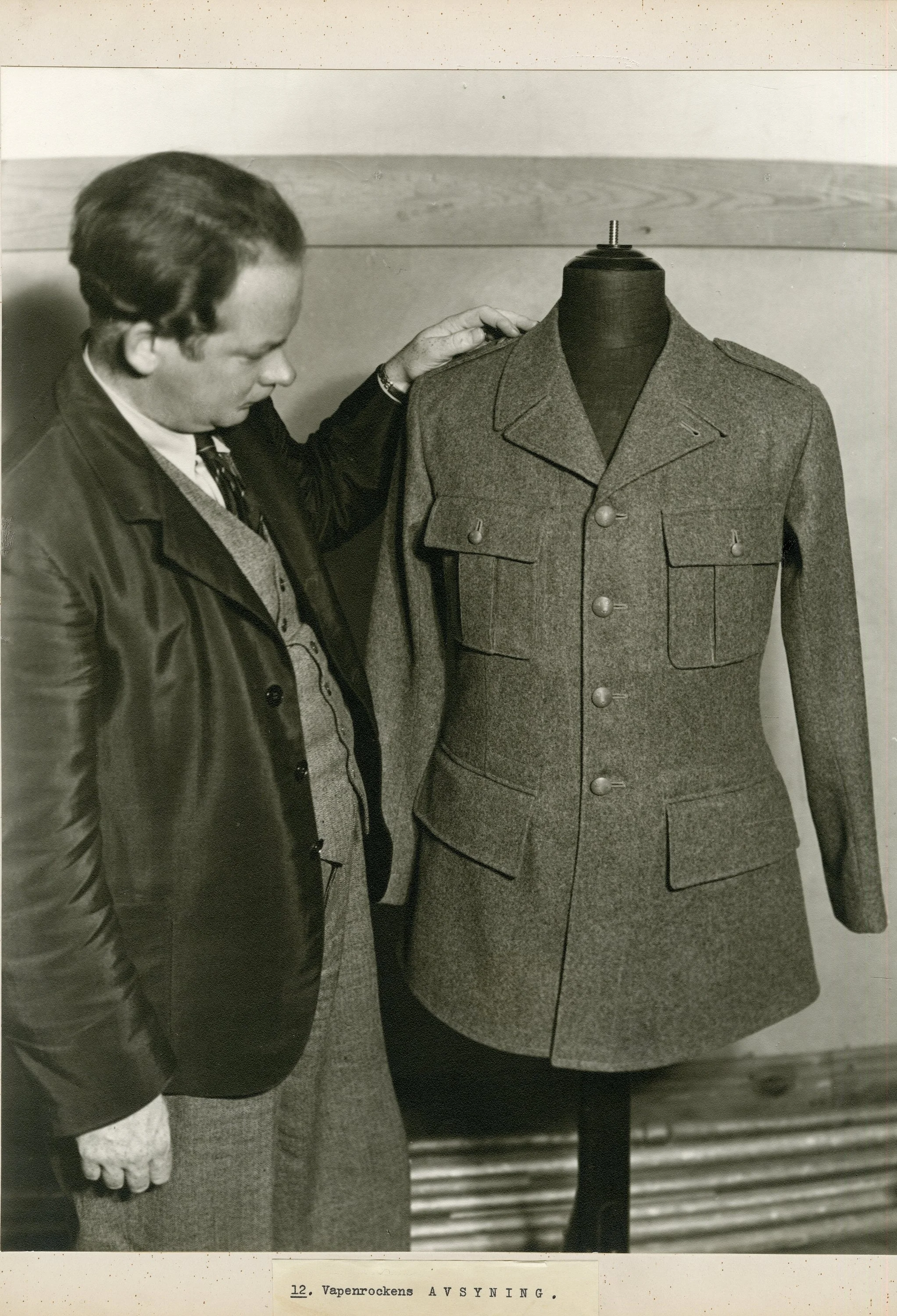 Man showing off brand new m/1939 