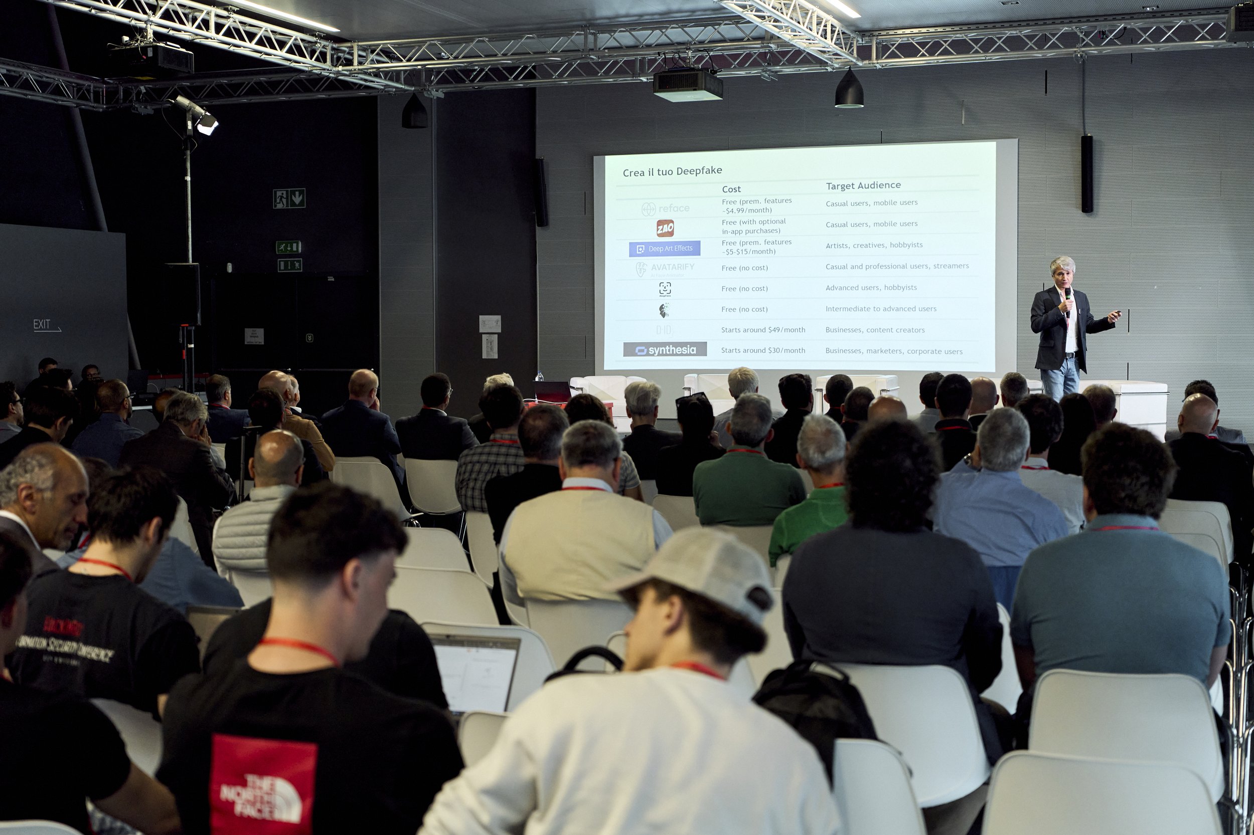 Cybersecurity panel discussion at Cyberama 2025, Autodromo Enzo e Dino Ferrari, Imola
