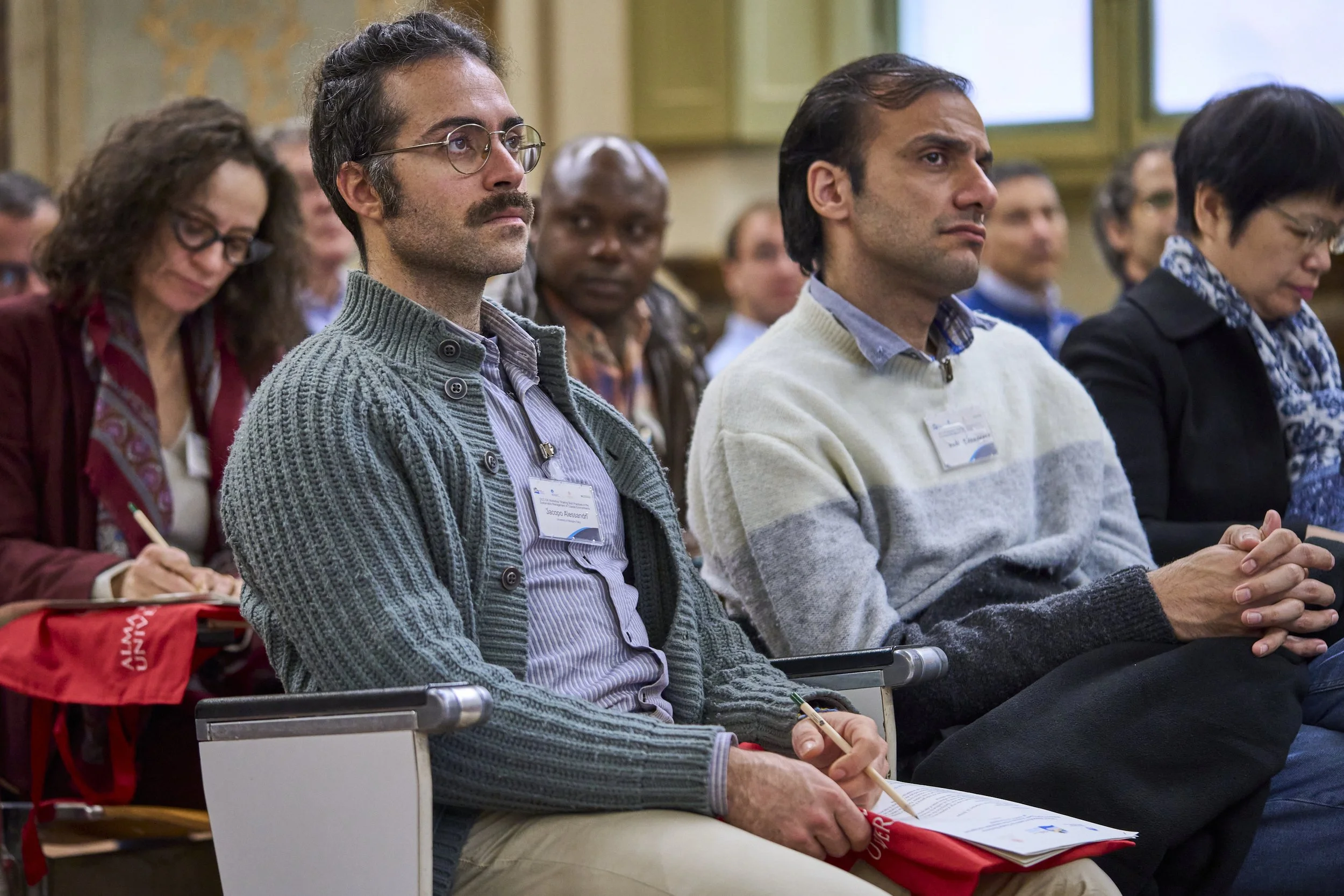 Audience at the DCC-CR coastal resilience workshop, University of Bologna