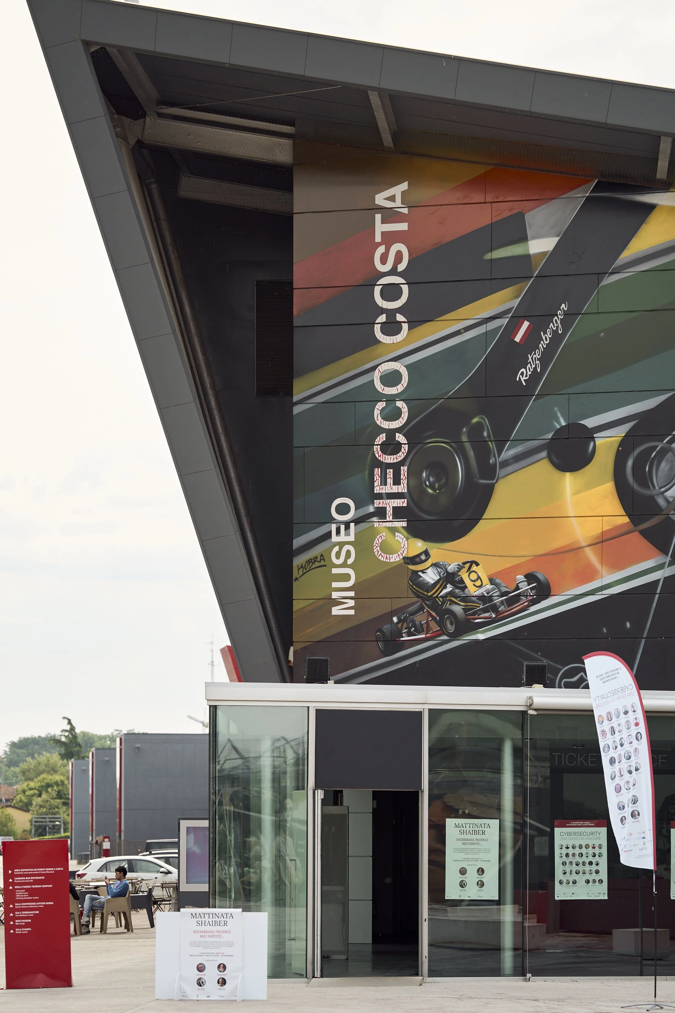 Wide view of Cyberama 2025 at the Imola racetrack – conference photography, Emilia-Romagna