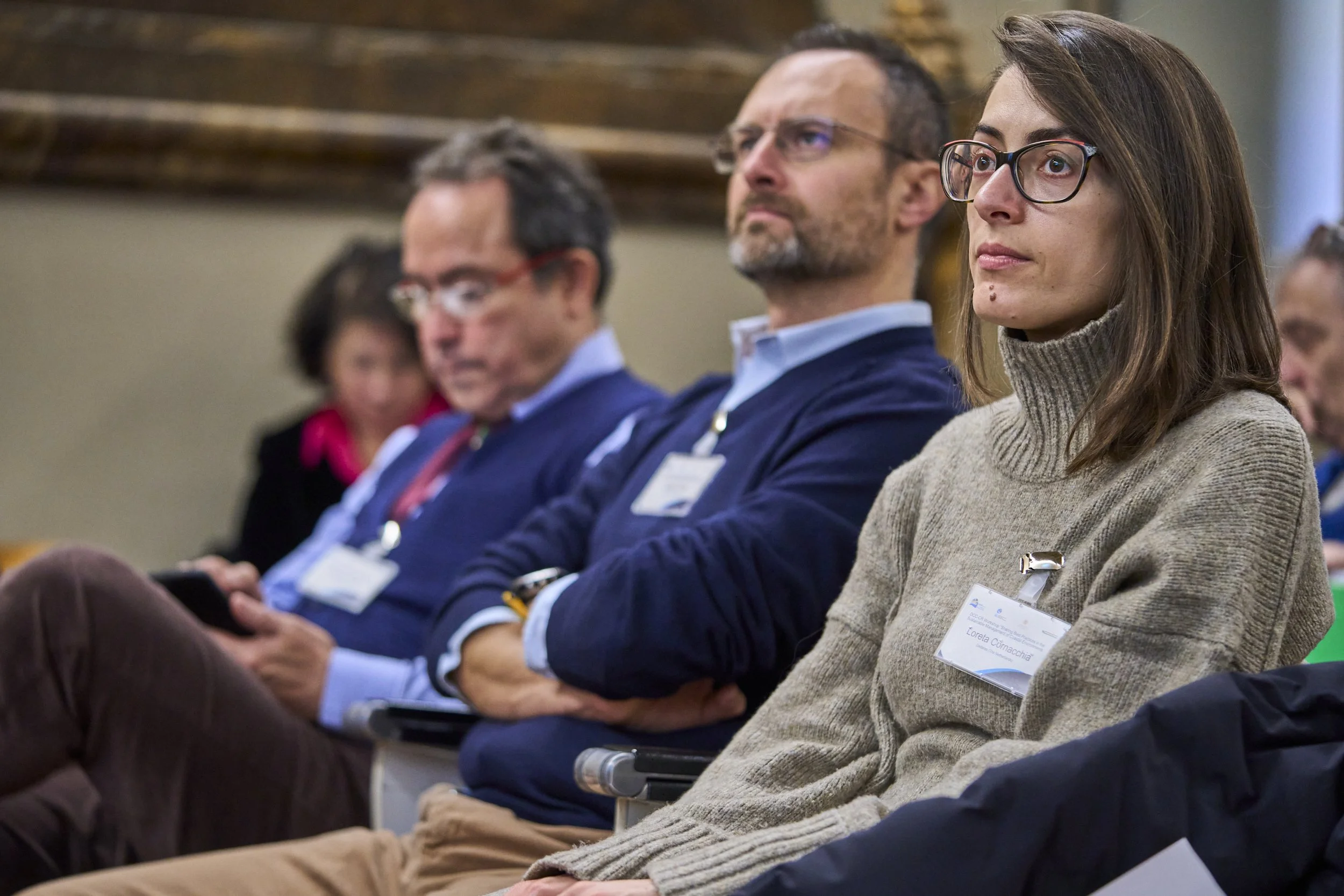 Audience at the DCC-CR coastal resilience workshop, University of Bologna