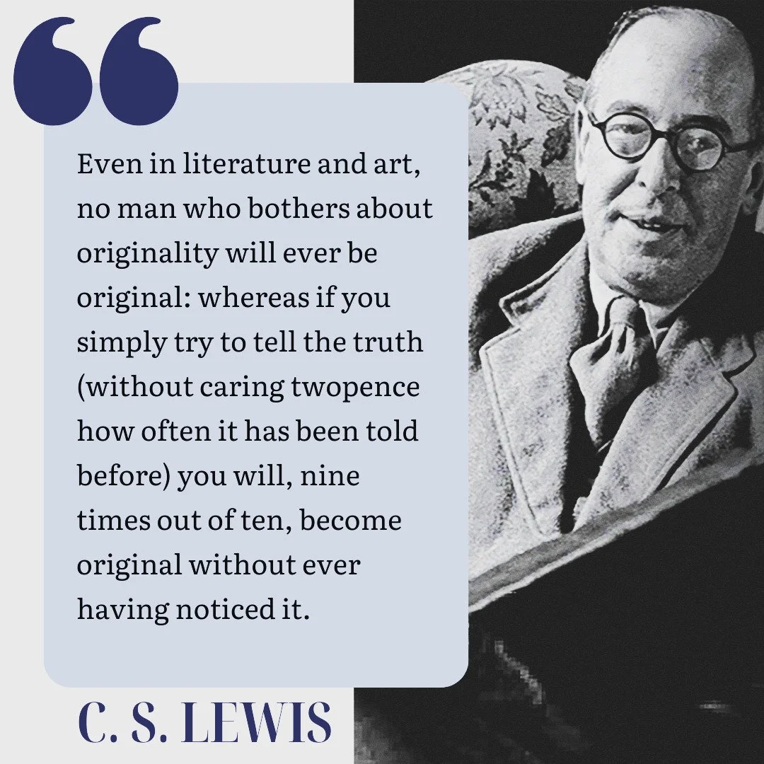 C. S. Lewis; Mere Christianity. (It's bothering me that I can't italicize that. Thank you, Instagram 😂.)

Every great book tells the truth. #writing #cslewis #cslewisquotes #authors #art #grammar #editing #copyediting #copyedit #fictionediting #proo
