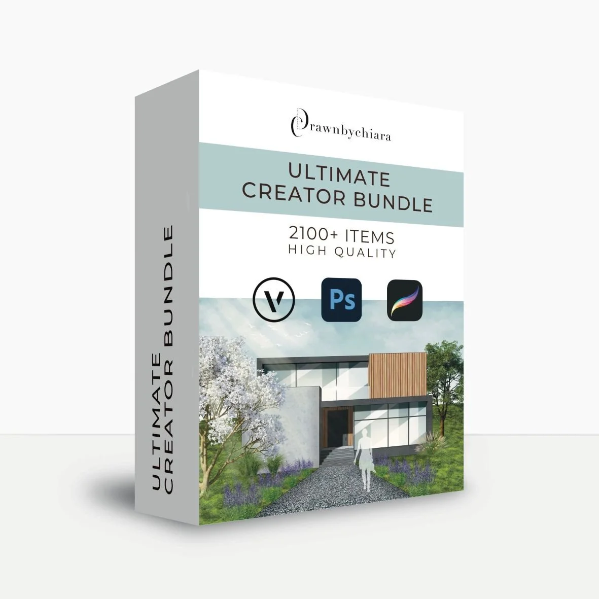 Ultimate Creator Content: 2100+ PNGs & Brushes for Procreate, Photoshop ...