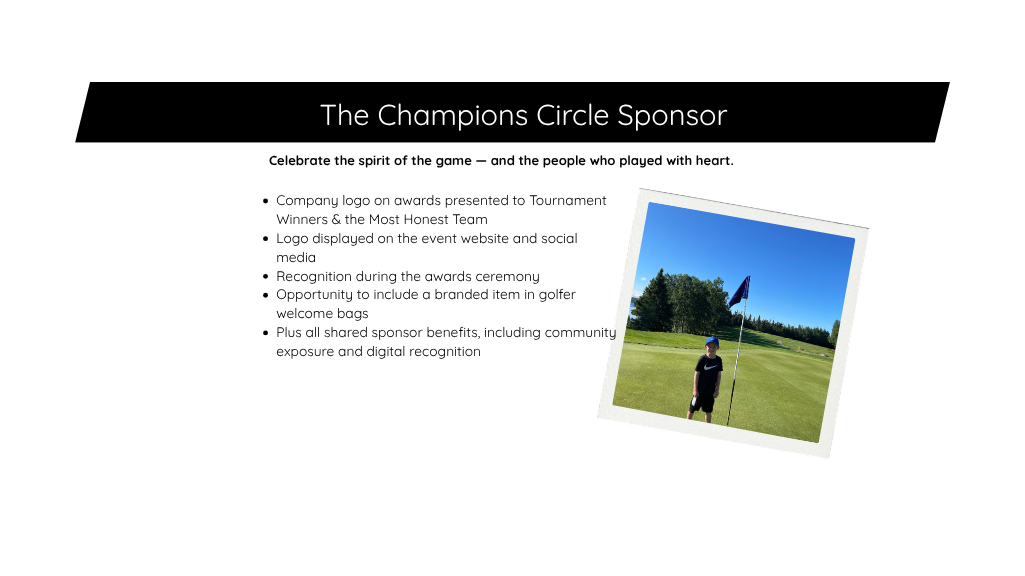 The Champions Circle Sponsor