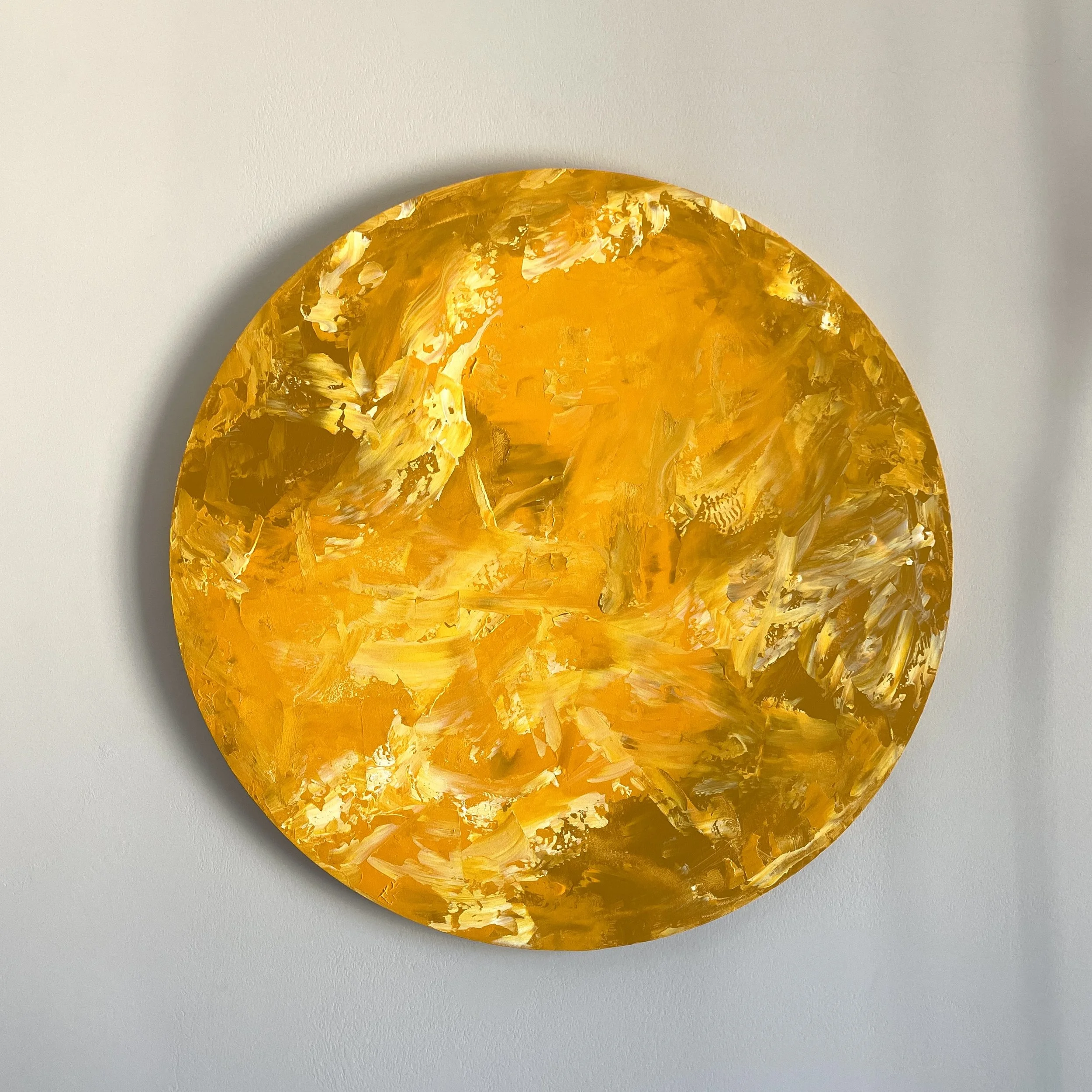 Yellow Circle 80