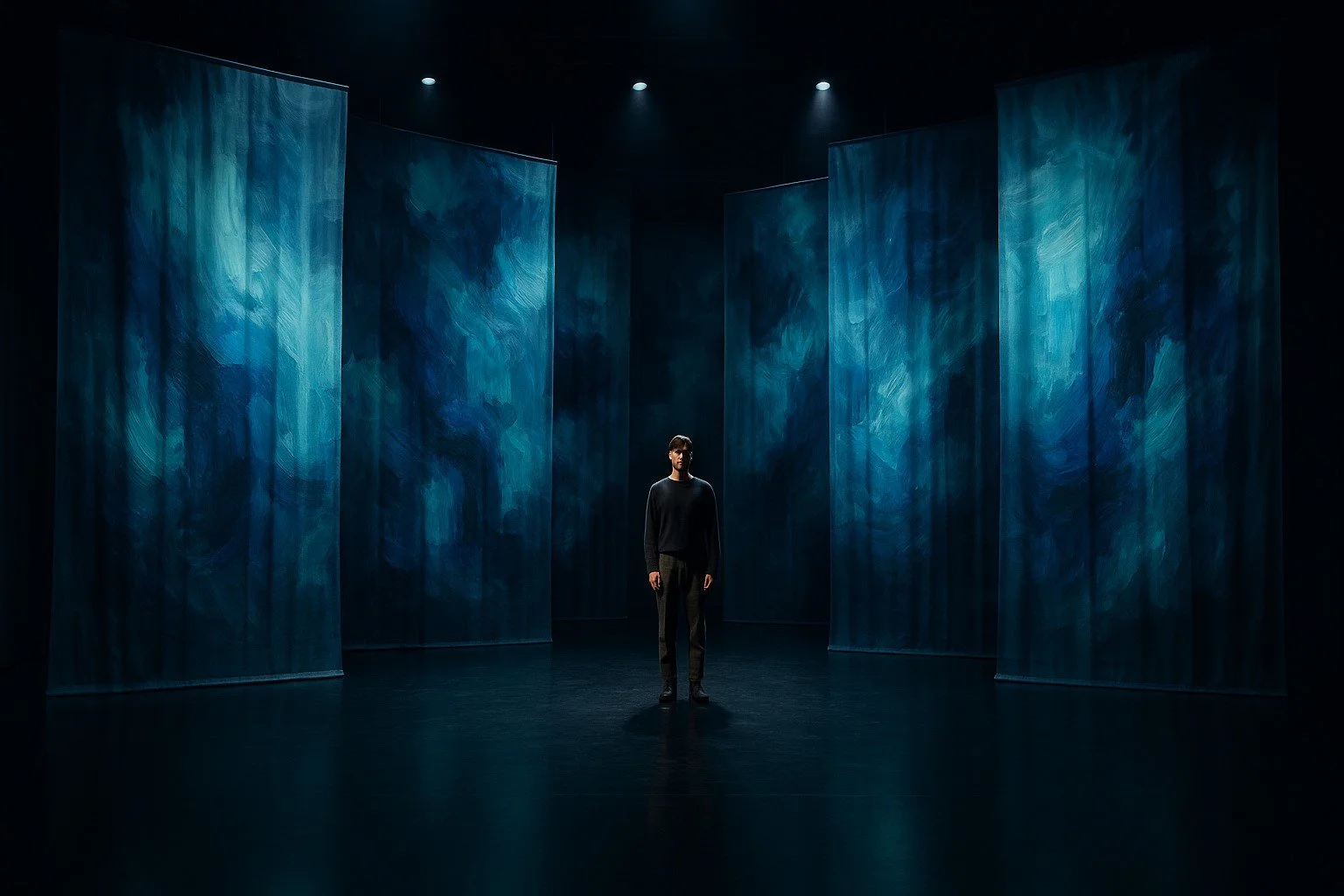 Scenography in Search of an Author.
From painting to space.
A concept project where painting becomes environment.

Scenografie in cerca d’autore.
Dal quadro allo spazio.
Un concept project in cui la pittura diventa ambiente.

#conceptproject #install