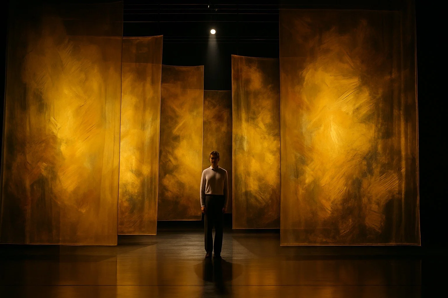 Scenography in Search of an Author.
From painting to space.
A concept project where painting becomes environment.

Scenografie in cerca d’autore.
Dal quadro allo spazio.
Un concept project in cui la pittura diventa ambiente.

#conceptproject #install