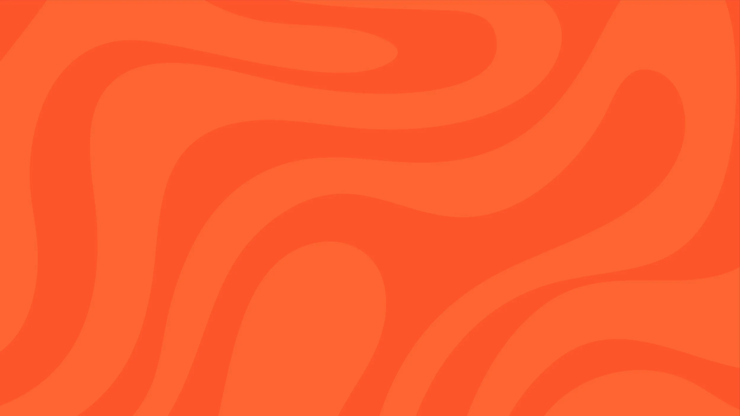 Subtle hand-drawn wavy texture pattern in a lighter orange layered over an orange background.