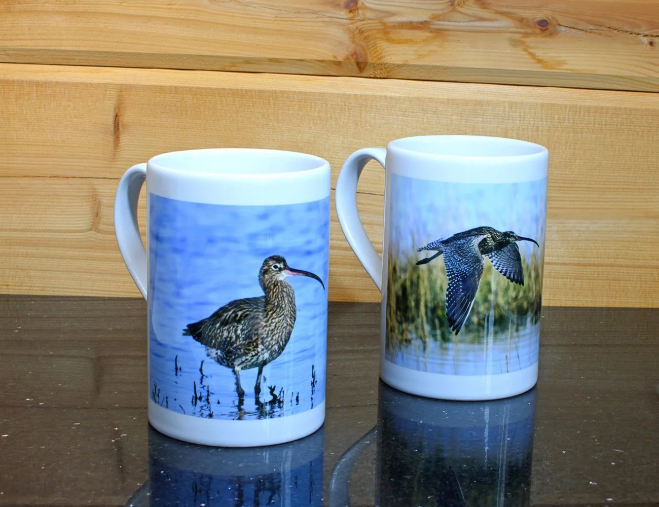 2 The Little Coffee mugs - Curlew