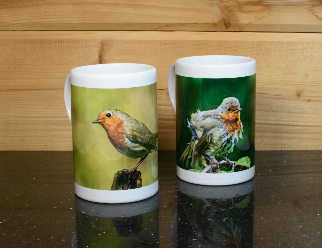 2 The Little Coffee mugs - Robin