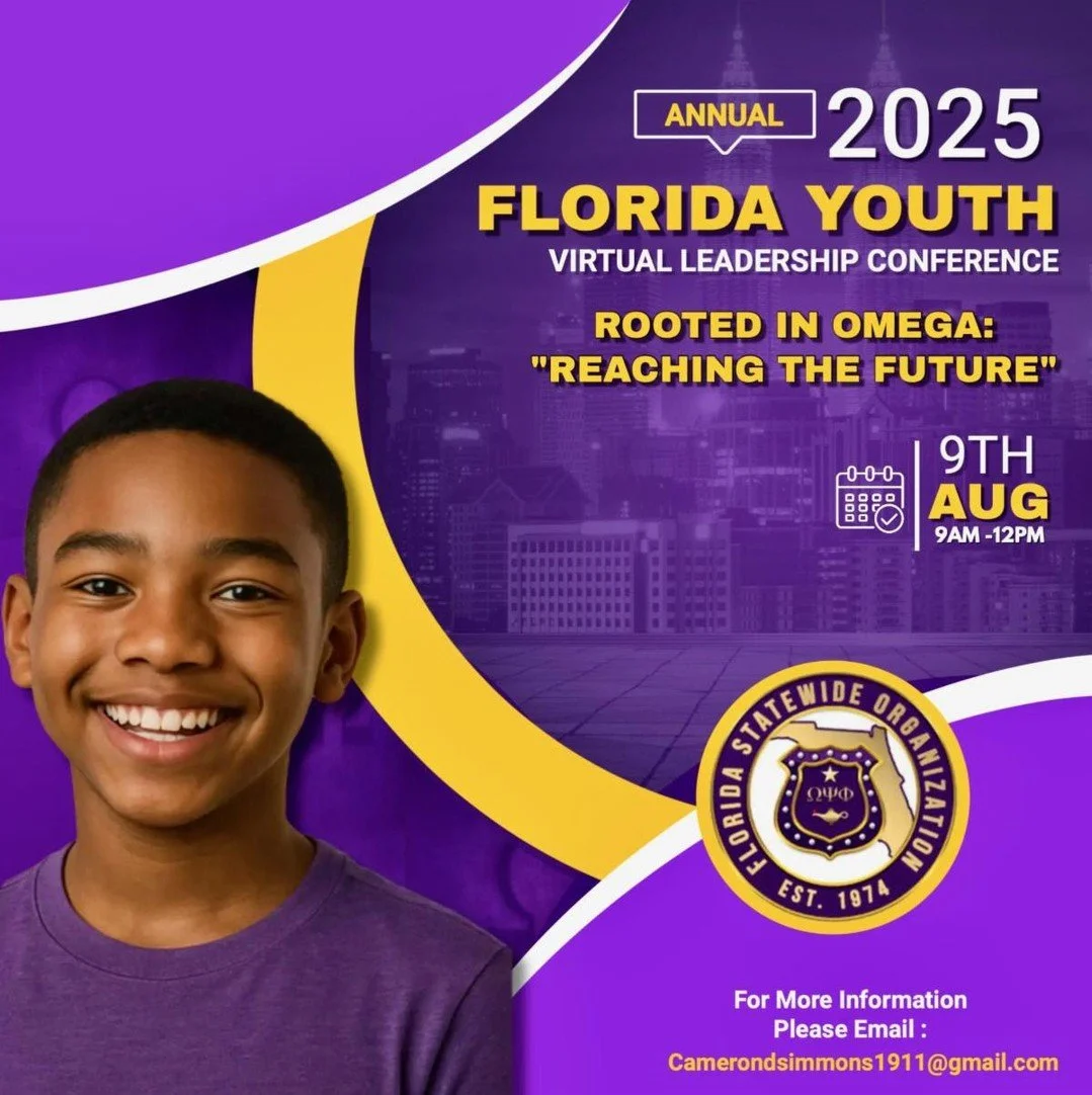 Calling All Young Leaders! Join us for our 2025 Florida Youth Virtual Leadership Conference — a powerful experience designed to inspire, equip, and uplift the next generation.
๐
Date: August 9, 2025
๐ Time: 9 AM – 12 PM
๐ Theme: Roote