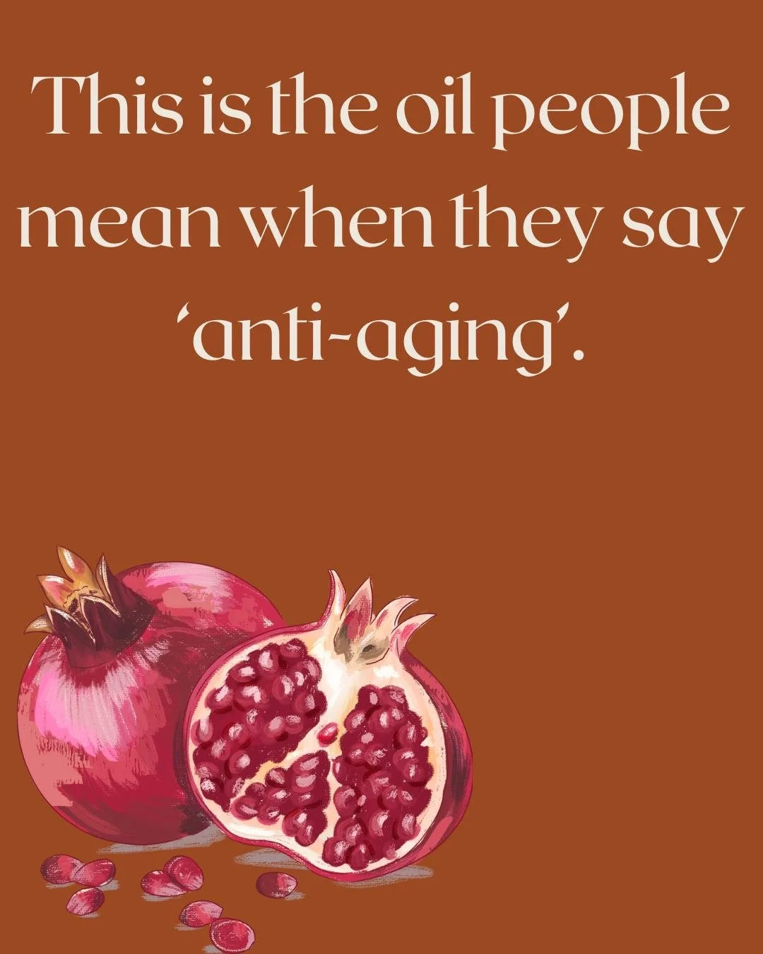 Pomegranate seed oil is THAT girl when it comes to elasticity and glow. It&rsquo;s rich, deeply nourishing, and packed with antioxidants that help skin look smoother, firmer, and more alive.
If your skin has been looking tired, dull, or stressed &mda