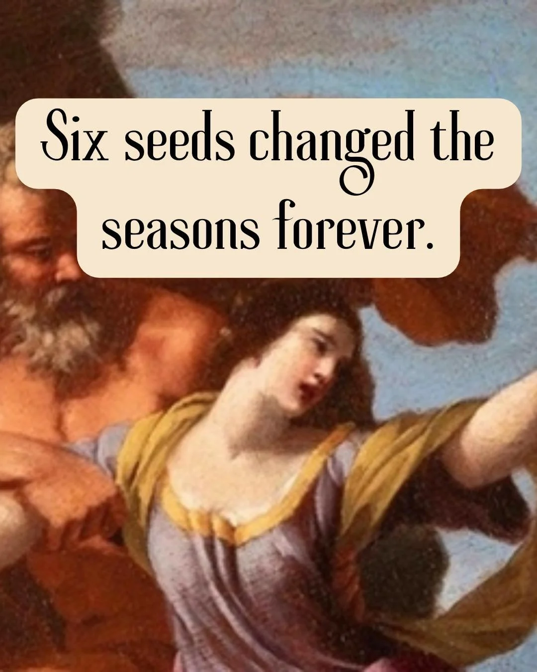 In Greek mythology, Persephone&rsquo;s pomegranate seeds bound her to the underworld &mdash; creating the cycle of death and rebirth.

The pomegranate became a symbol of feminine power and transformation.

Today, pomegranate seed oil is prized in ant