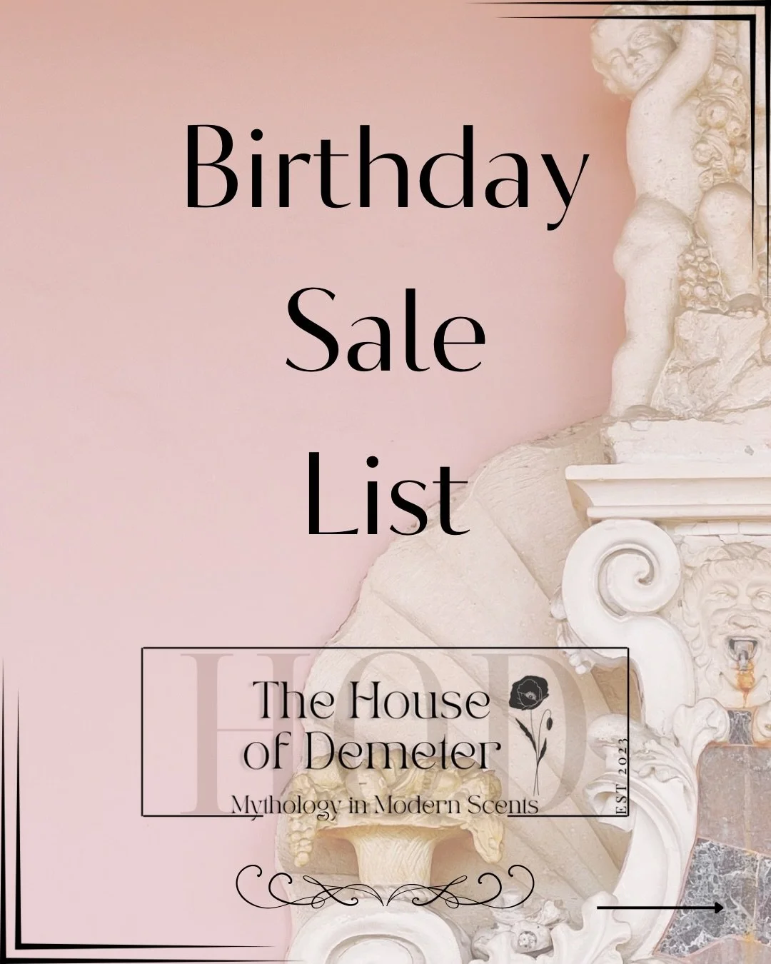Getting ready for our birthday sale ? Here is the list of all the scents that will be discounted. Reminder that some only have a few available so don&rsquo;t wait too long if there&rsquo;s one you&rsquo;ve been wanting! Can&rsquo;t wait to see what y