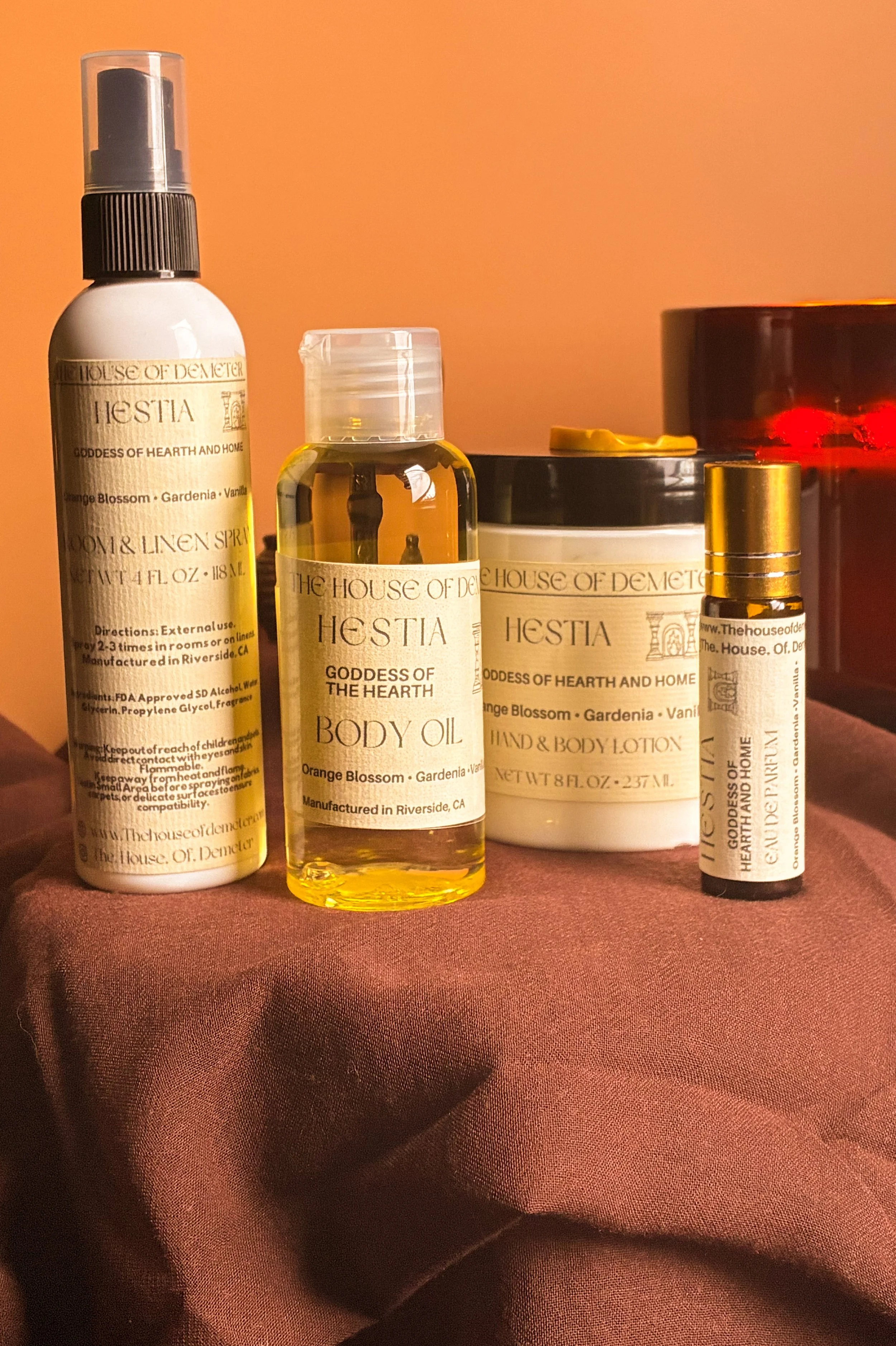 Hestia - blend of Orange Blossom, Gardenia, Warm Spiced Vanilla