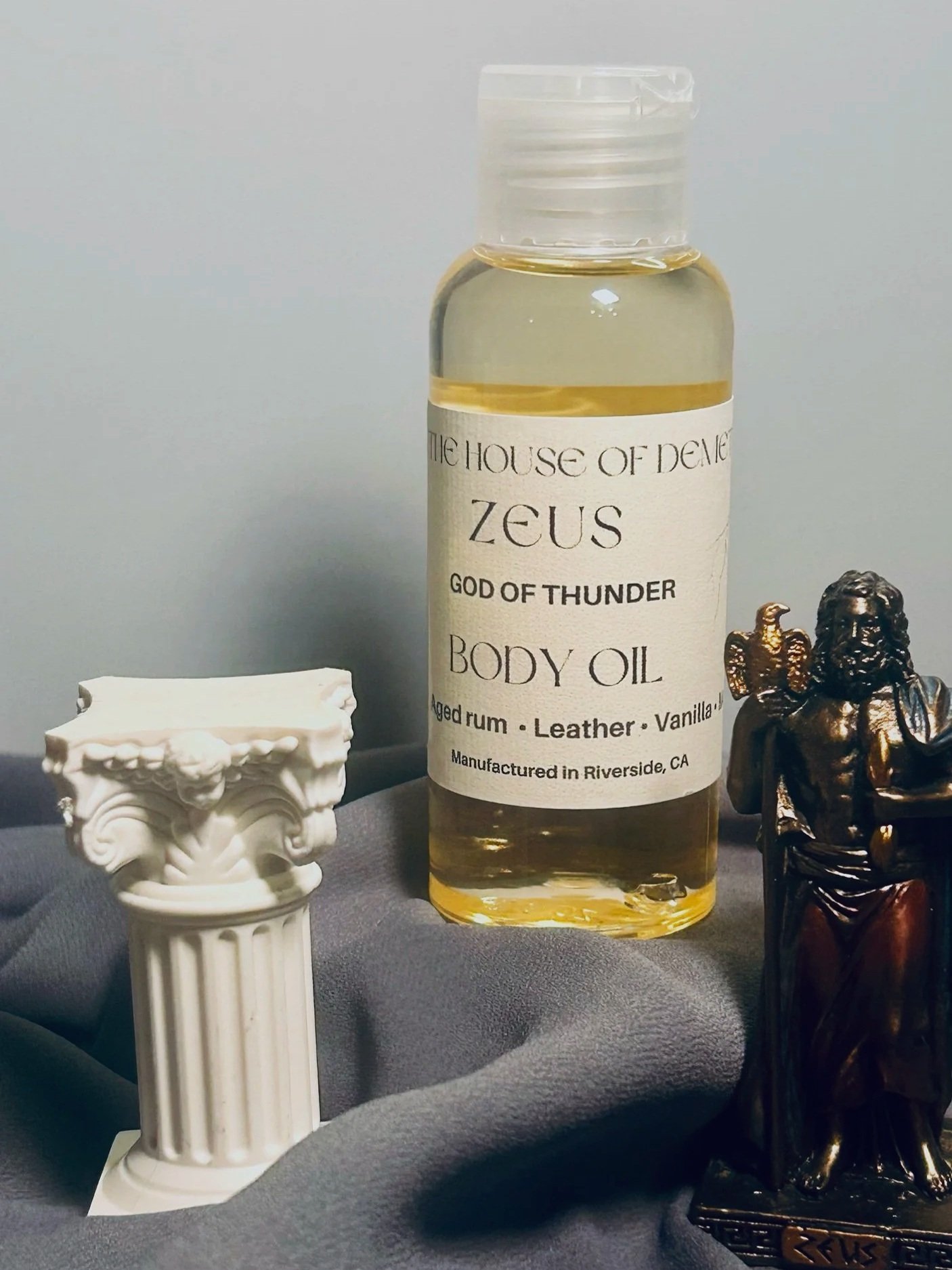 Zeus Cozy & Confident Body Lotion, Oil & Room Spray