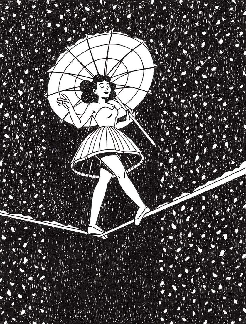 Circus
 Series of ink drawings 