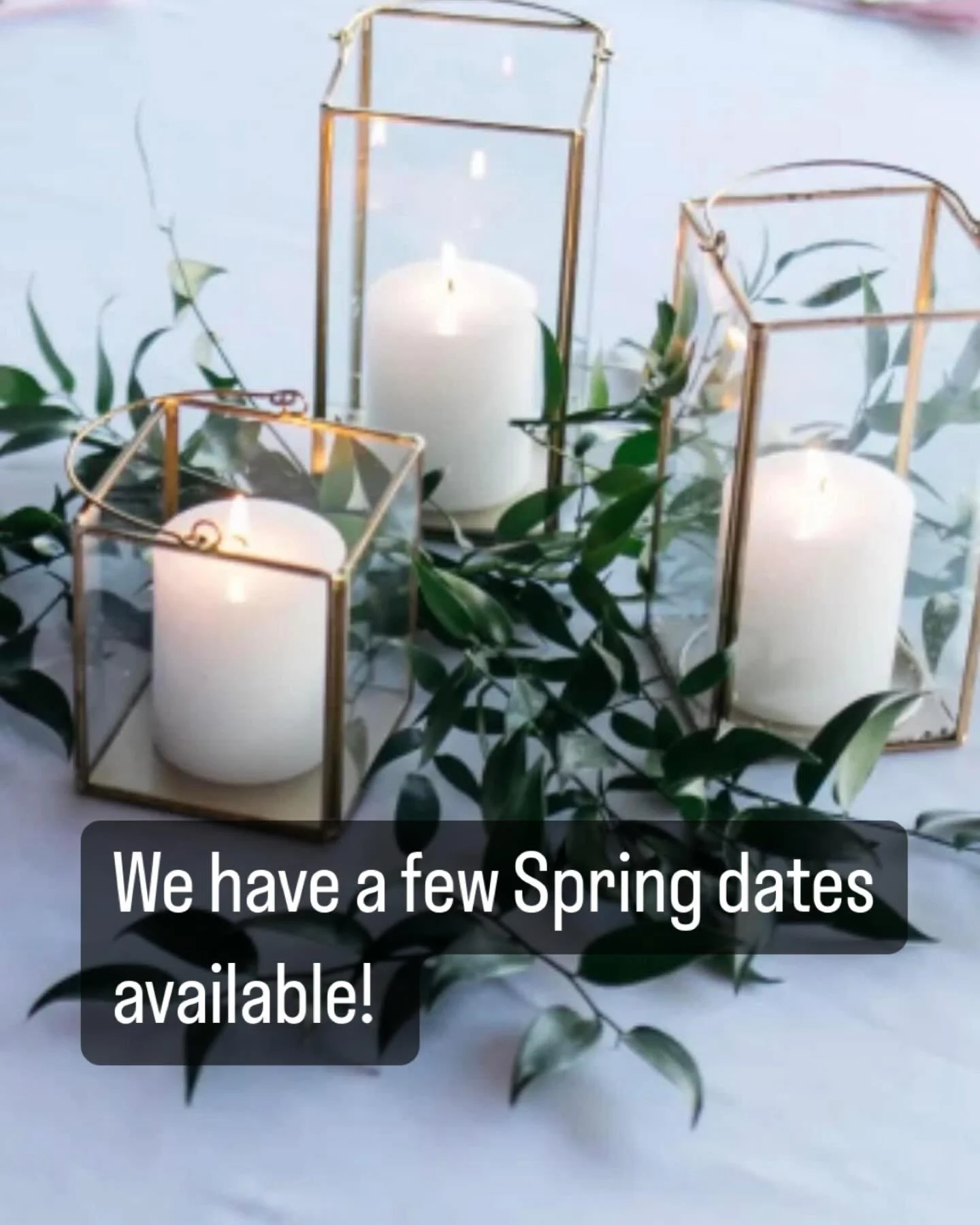 We have a few Spring dates available, give us a call at 615-809-4693 to schedule your tour.  #2025 #spring2025 #bride2025 #wedding #nashville