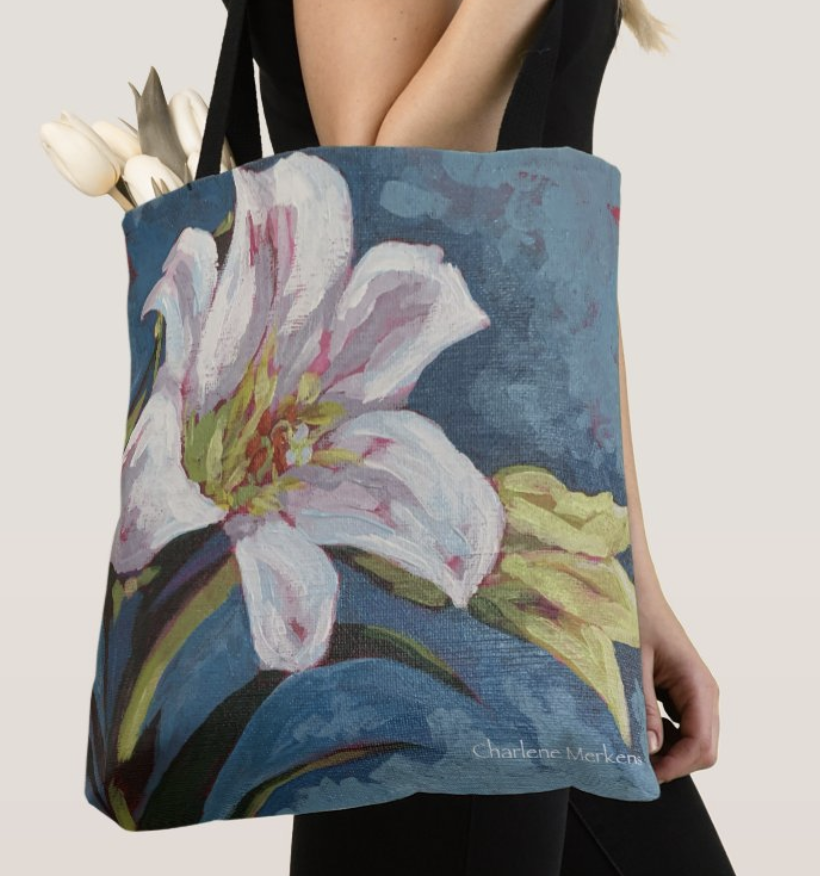 White Lilies Bag
