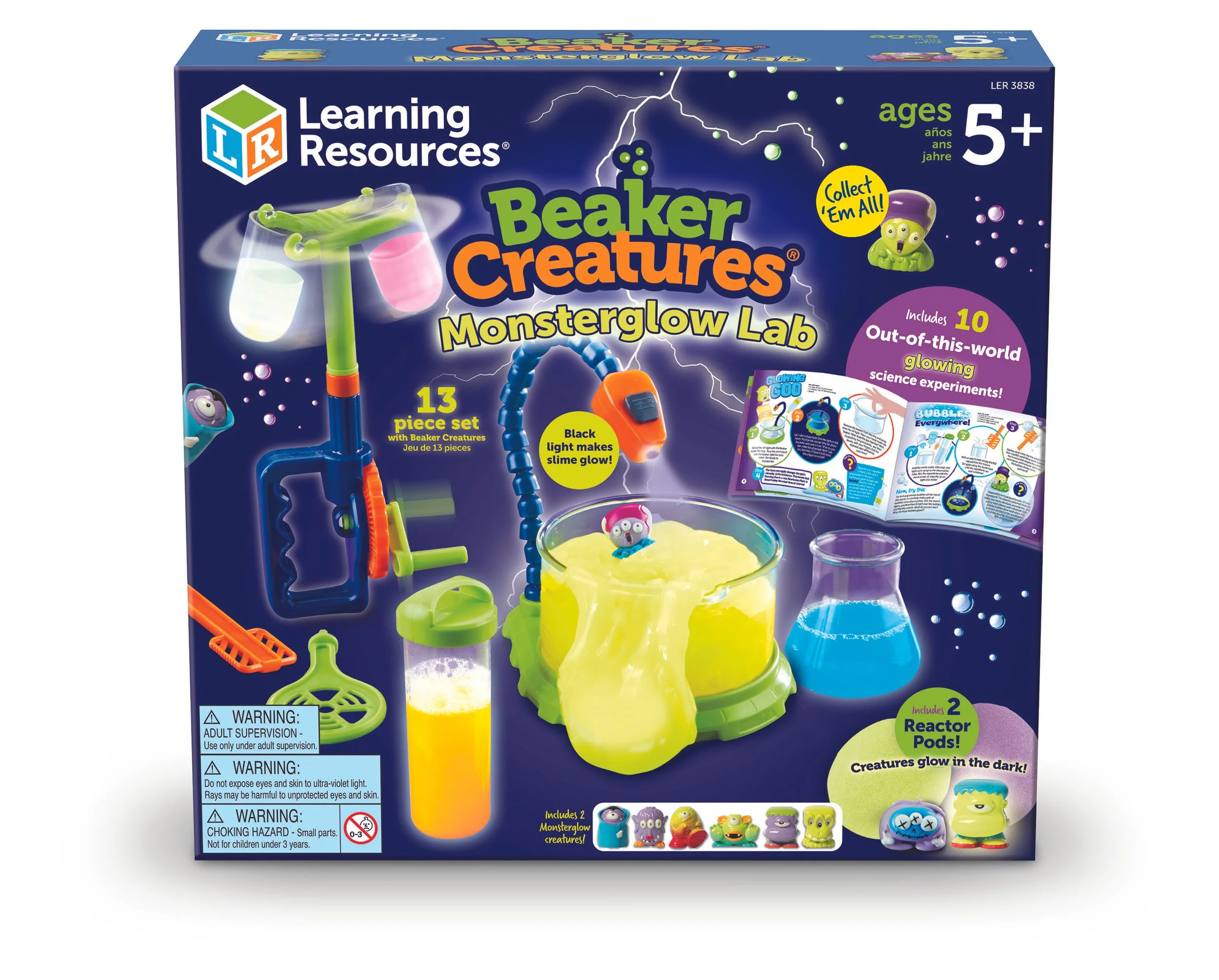 Learning Resources: Beaker Creatures Monster Glow Lab package