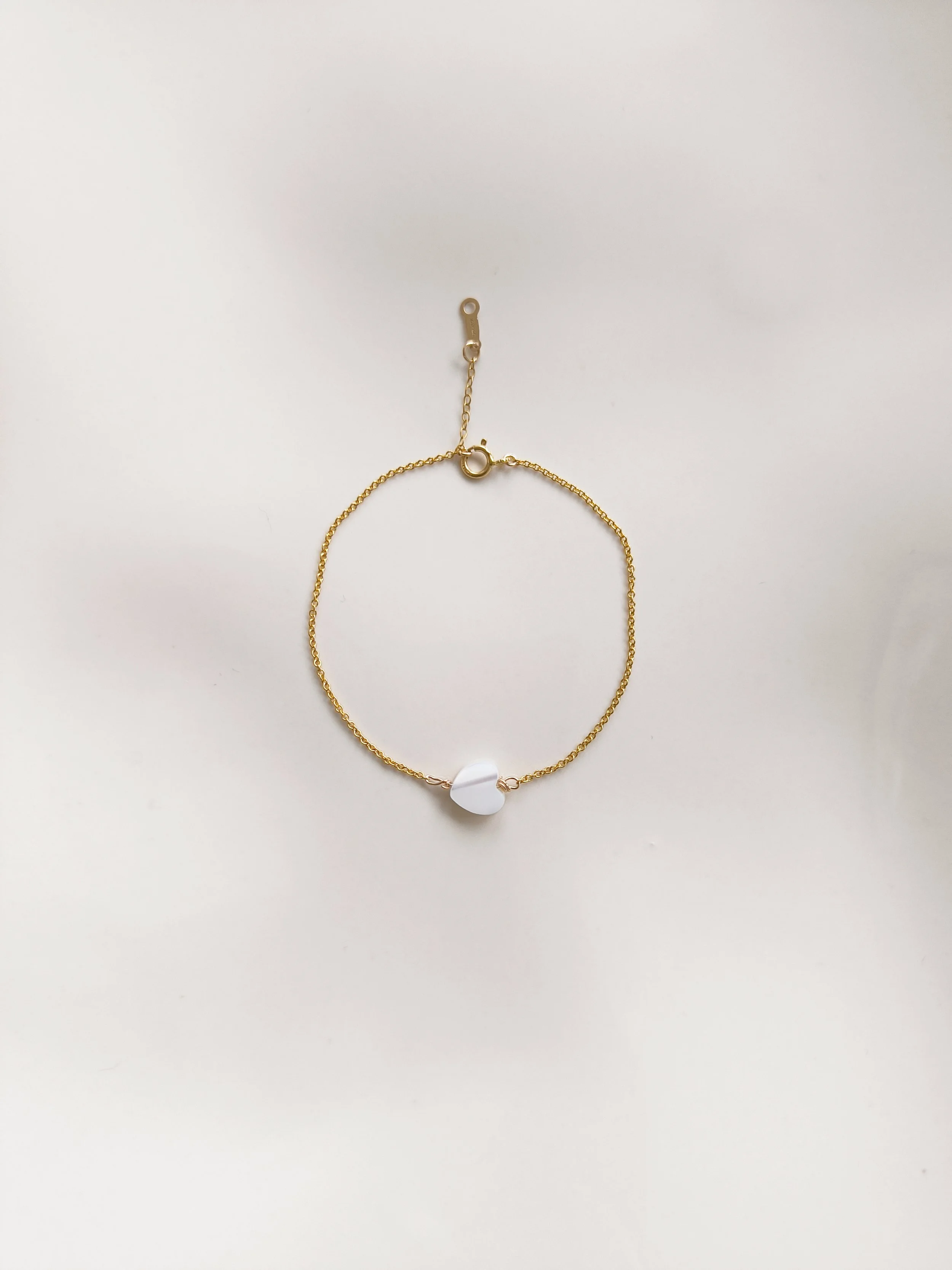 Bracelet Nacré Coeur ou Trèfle - No. 000