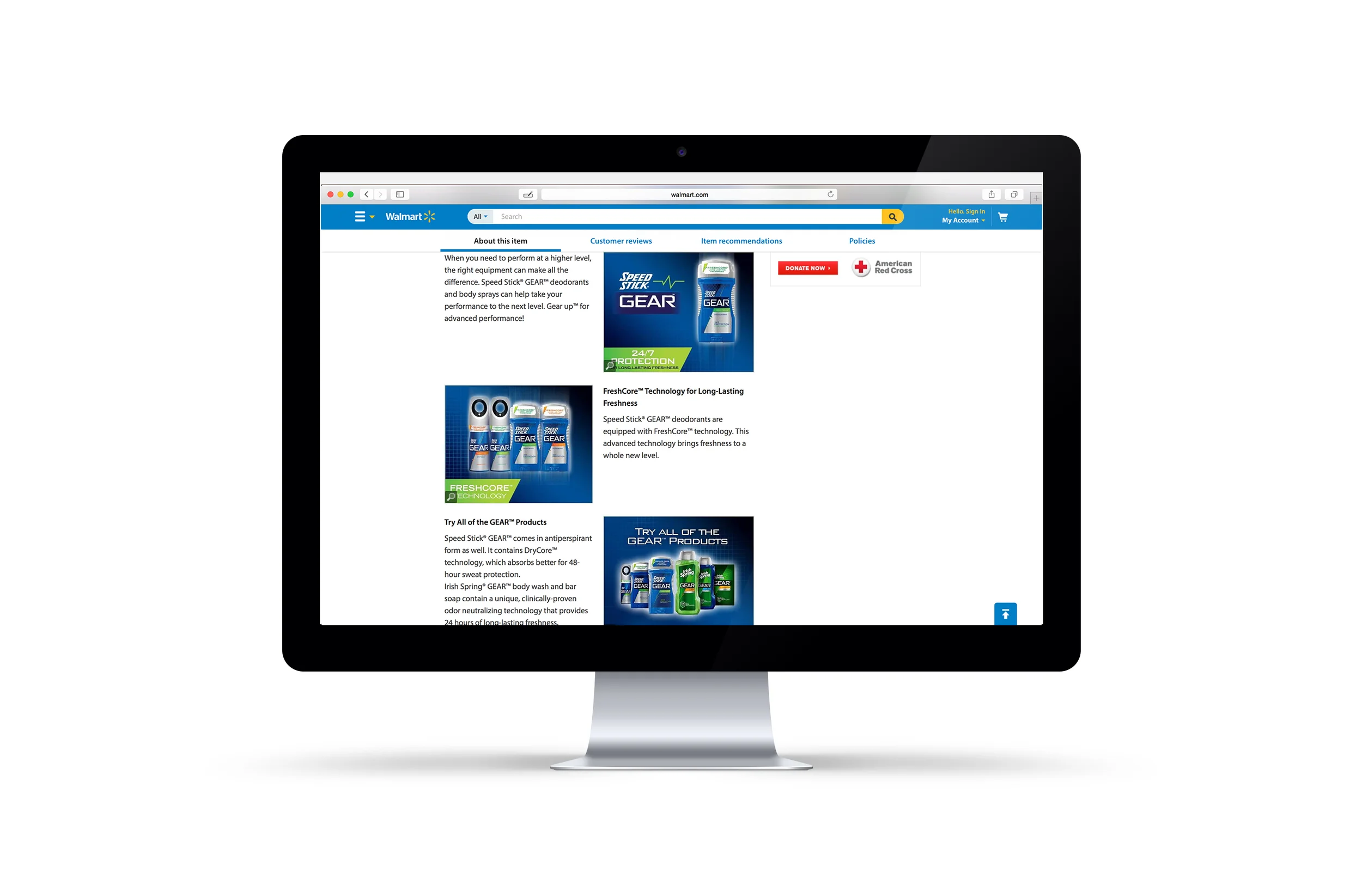 Gear Web images for Walmart