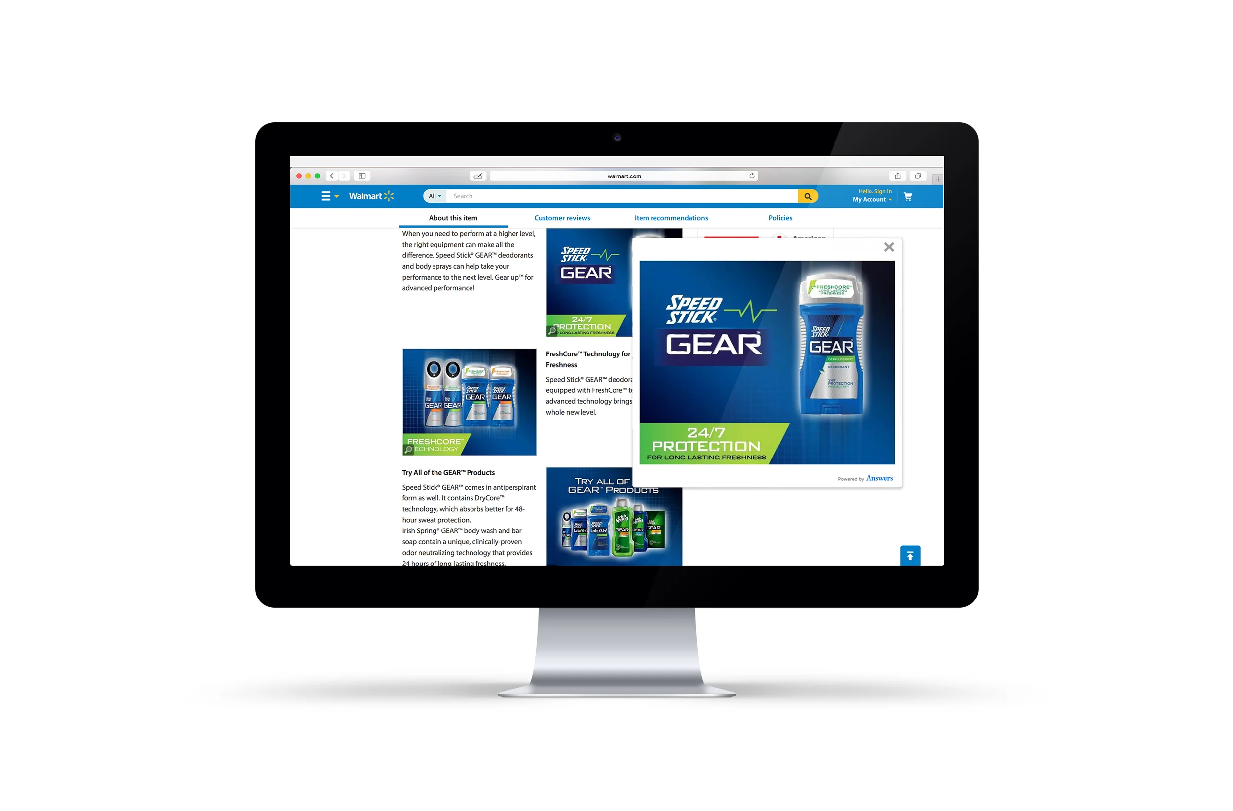 Gear Web Image for Walmart - Close-up