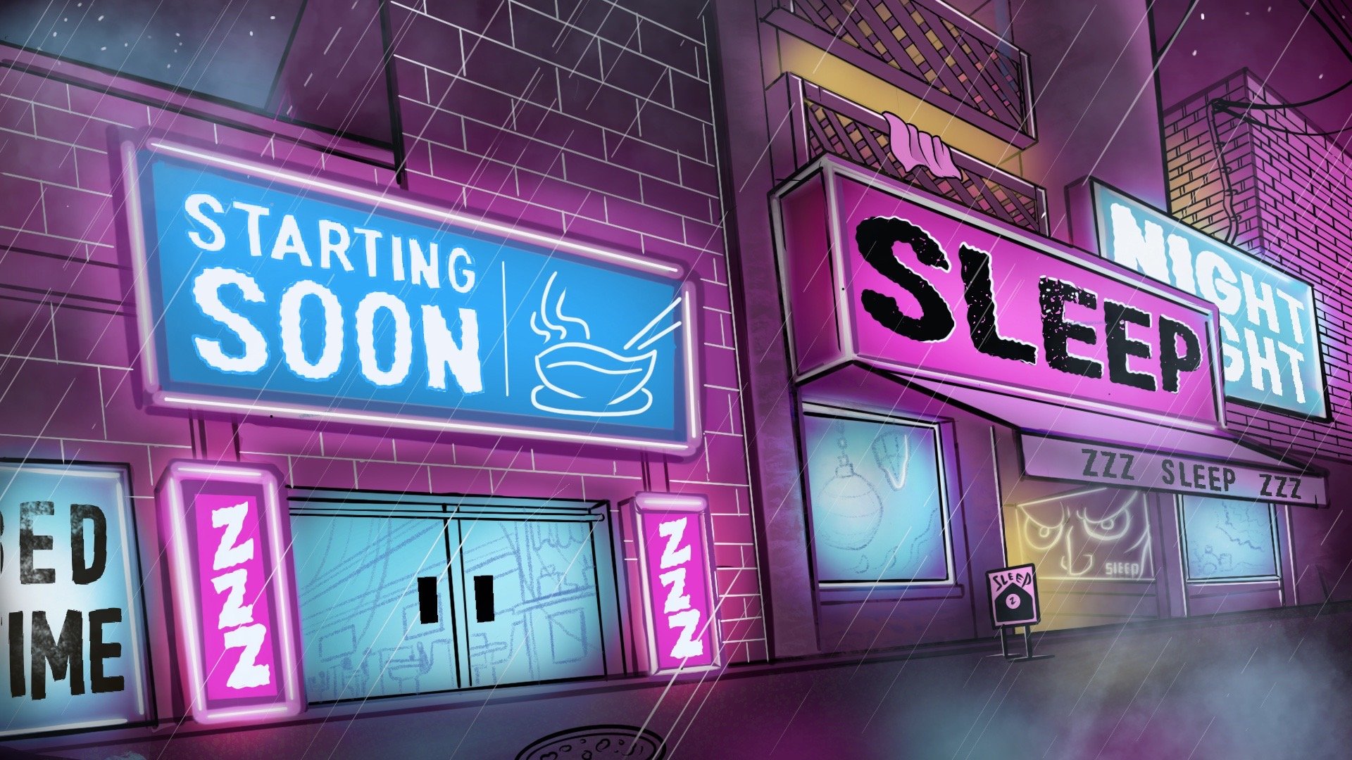 Motion Graphics & Animation - Stream Graphics for @itssleeep