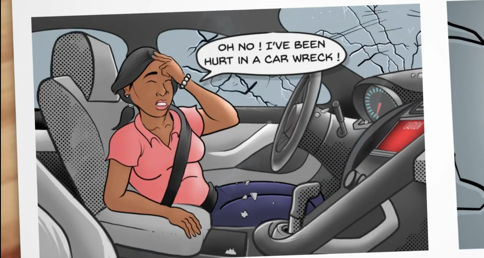 Animated Comic Style Lawyer Ad