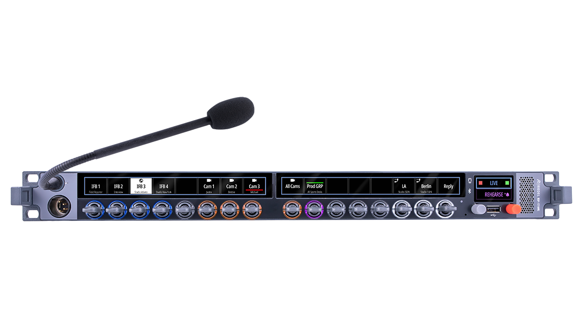 RSP-1216HL 16 Key Intercom Panel with OLED Display