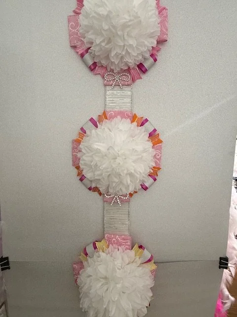 Cascading Flower Ribbon
