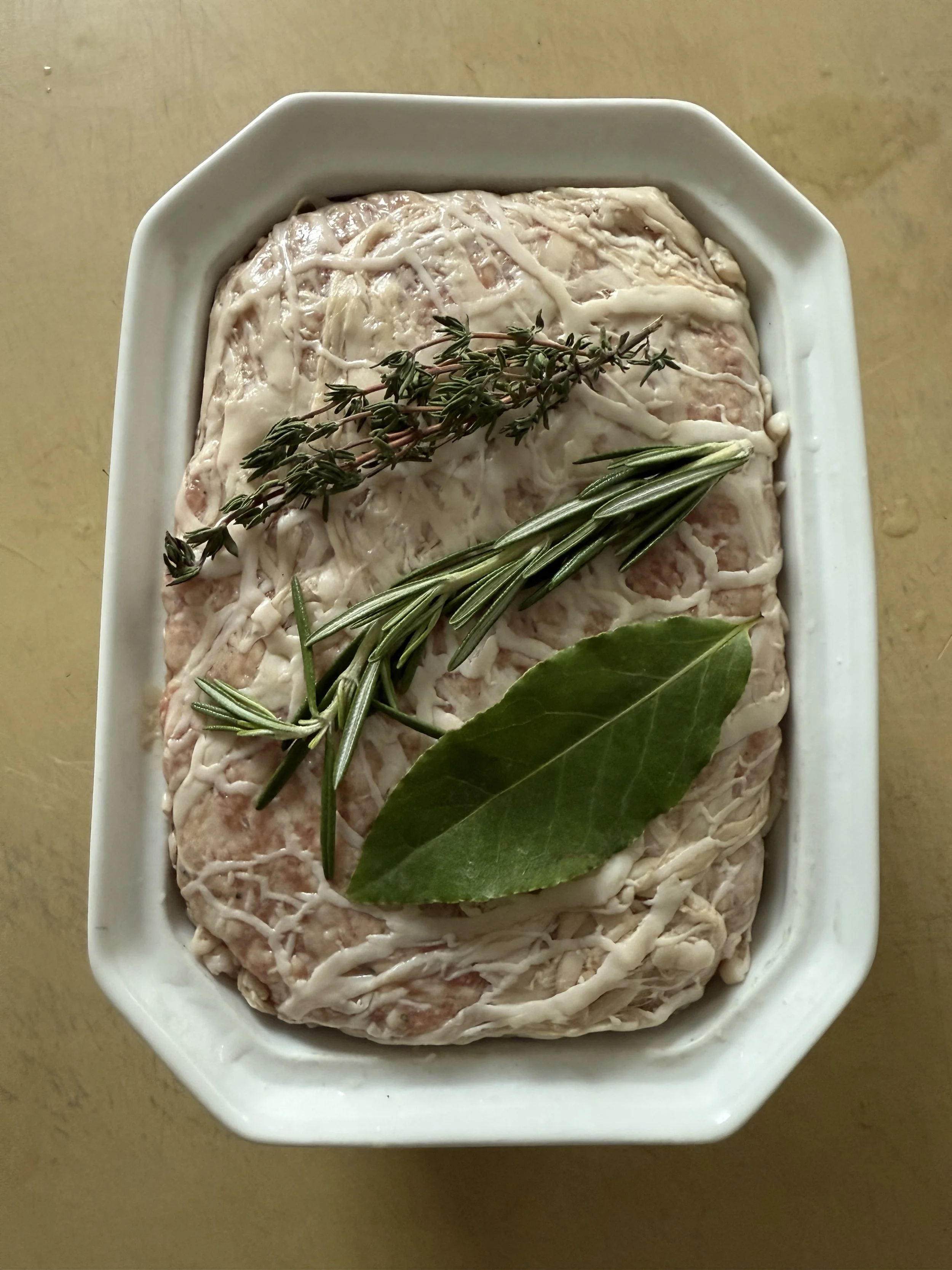 Aromatics on, ready to cook