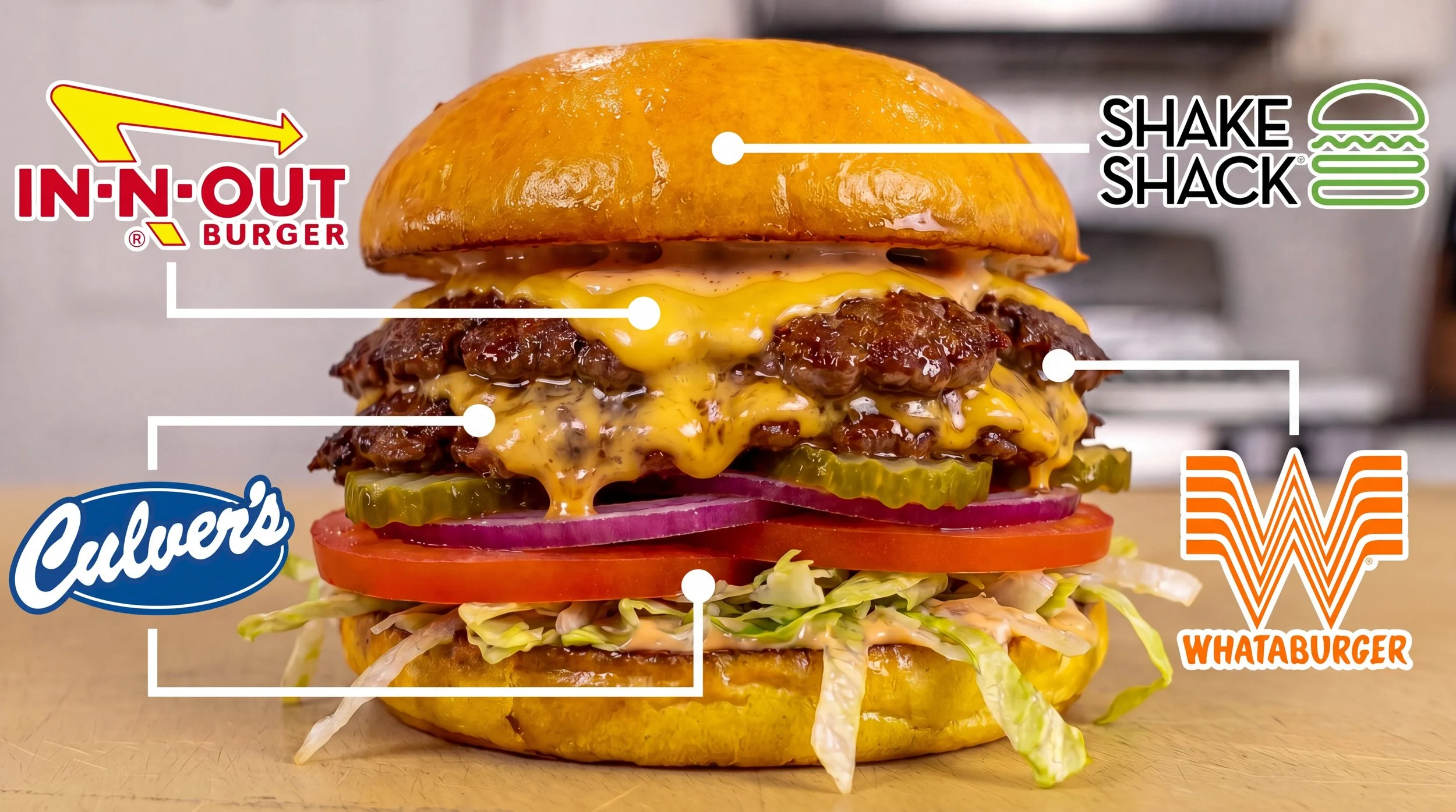 The Ultimate Fast-Food Chain Burger