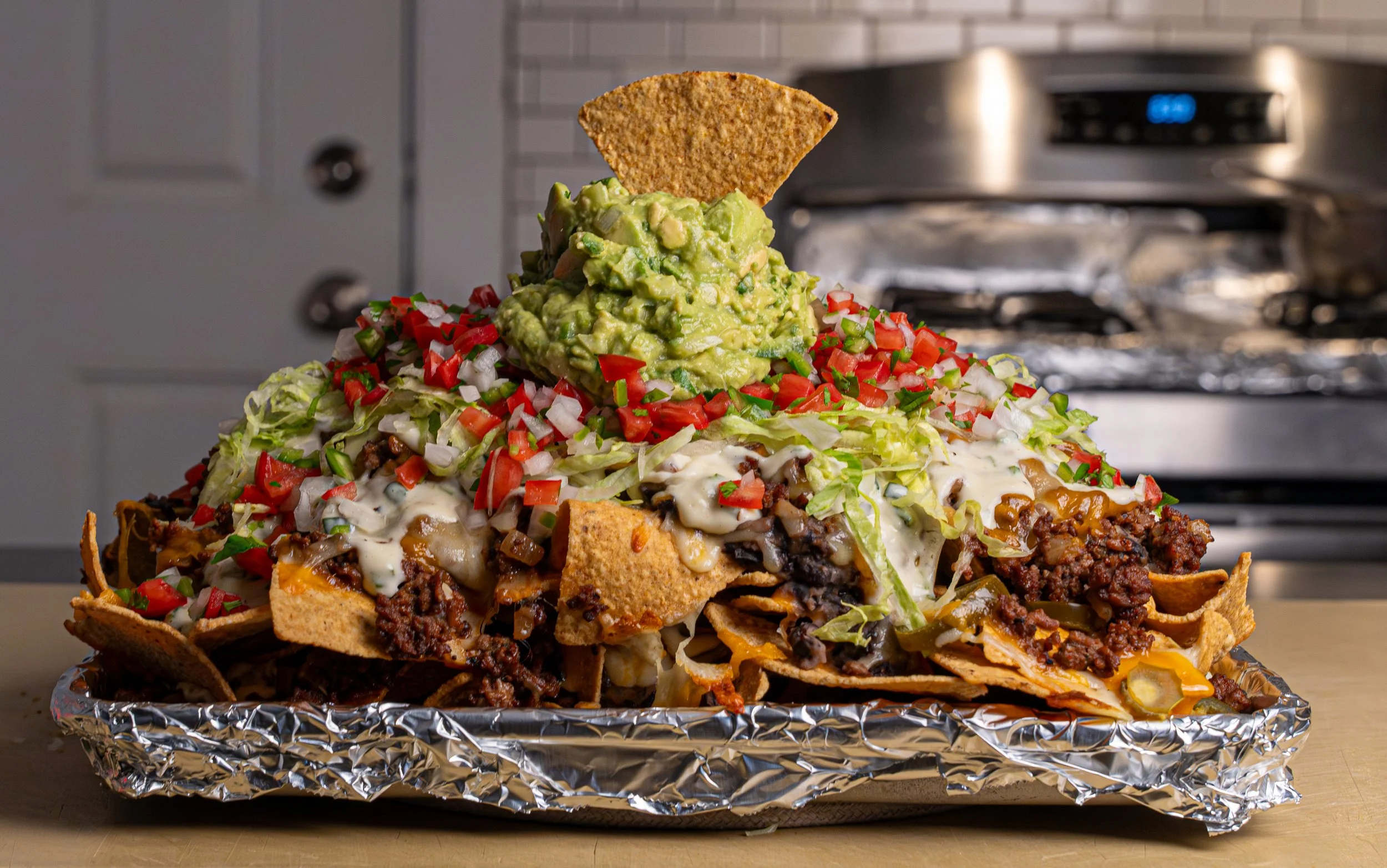 Gastropub-style Nachos (Fully Loaded)
