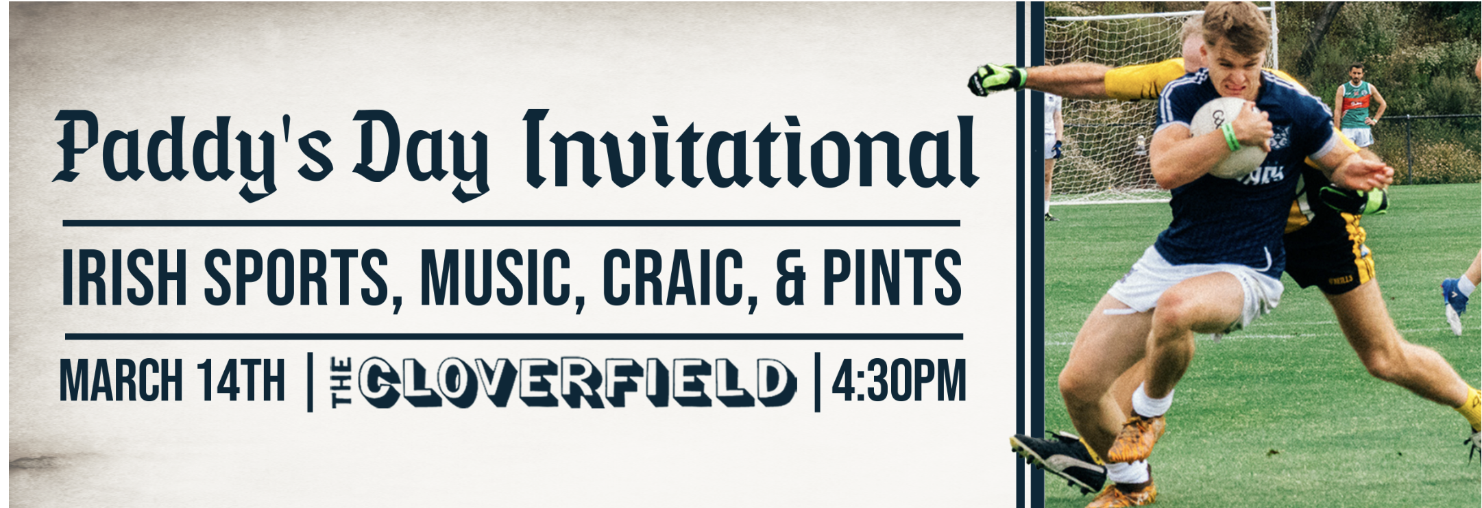 PADDY'S DAY INVITATION WITH LA COUGARS